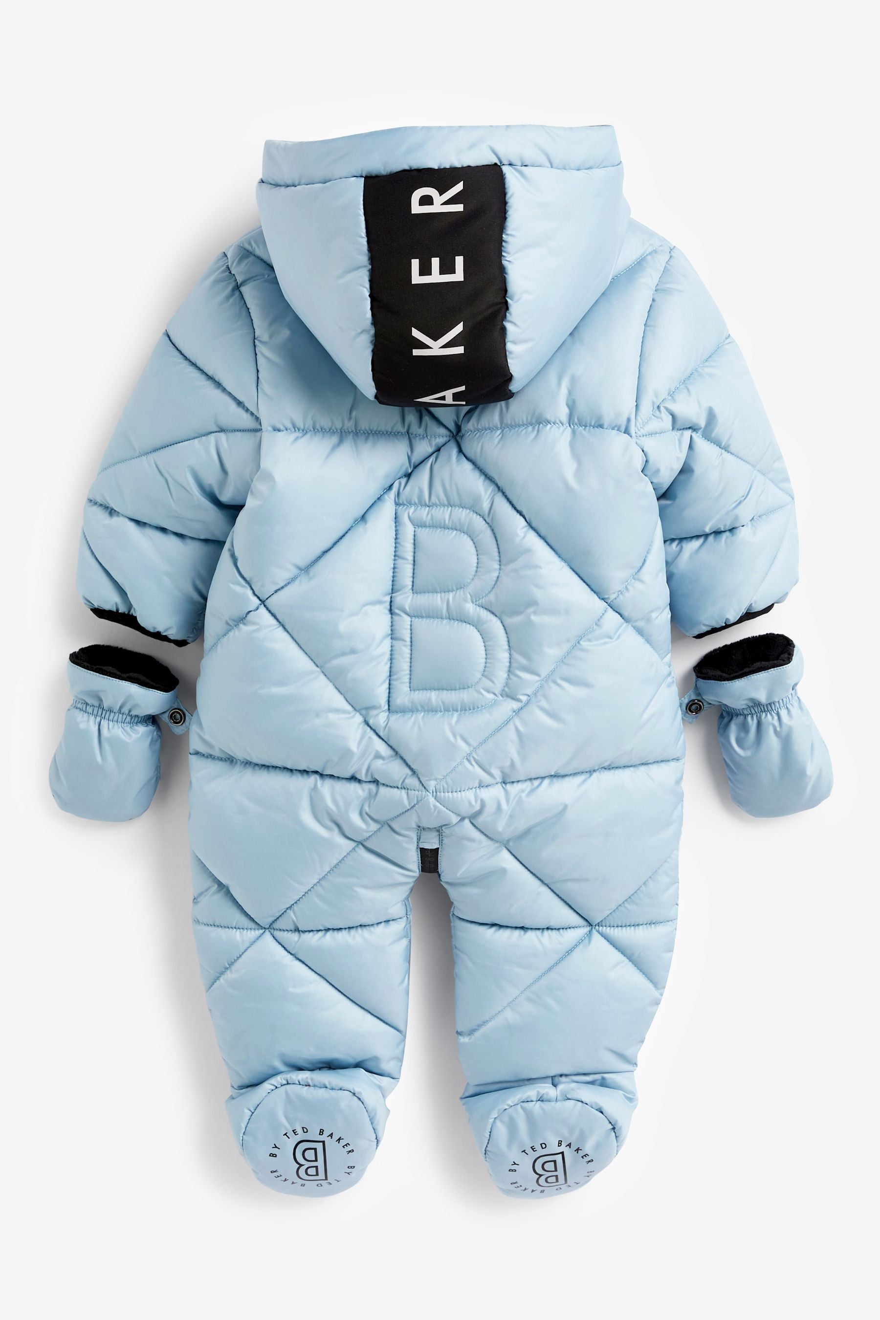 Baker by Ted Baker Shower Resistant Blue Snowsuit