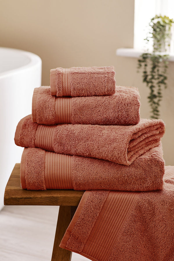 Orange Egyptian Cotton Towel