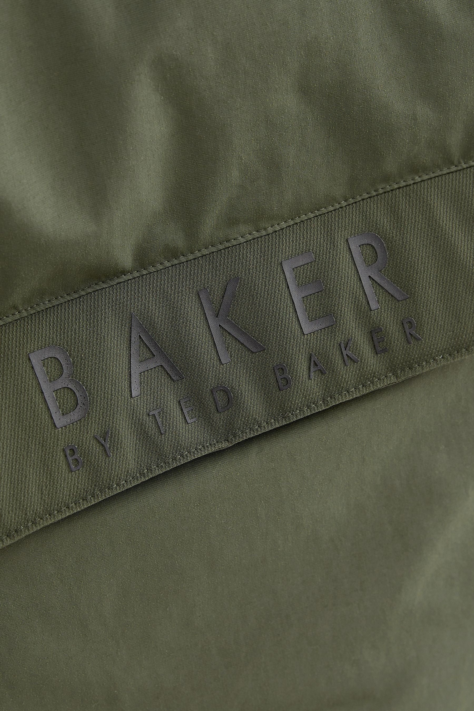 Baker by Ted Baker Khaki Green Shower Resistant Parka Coat