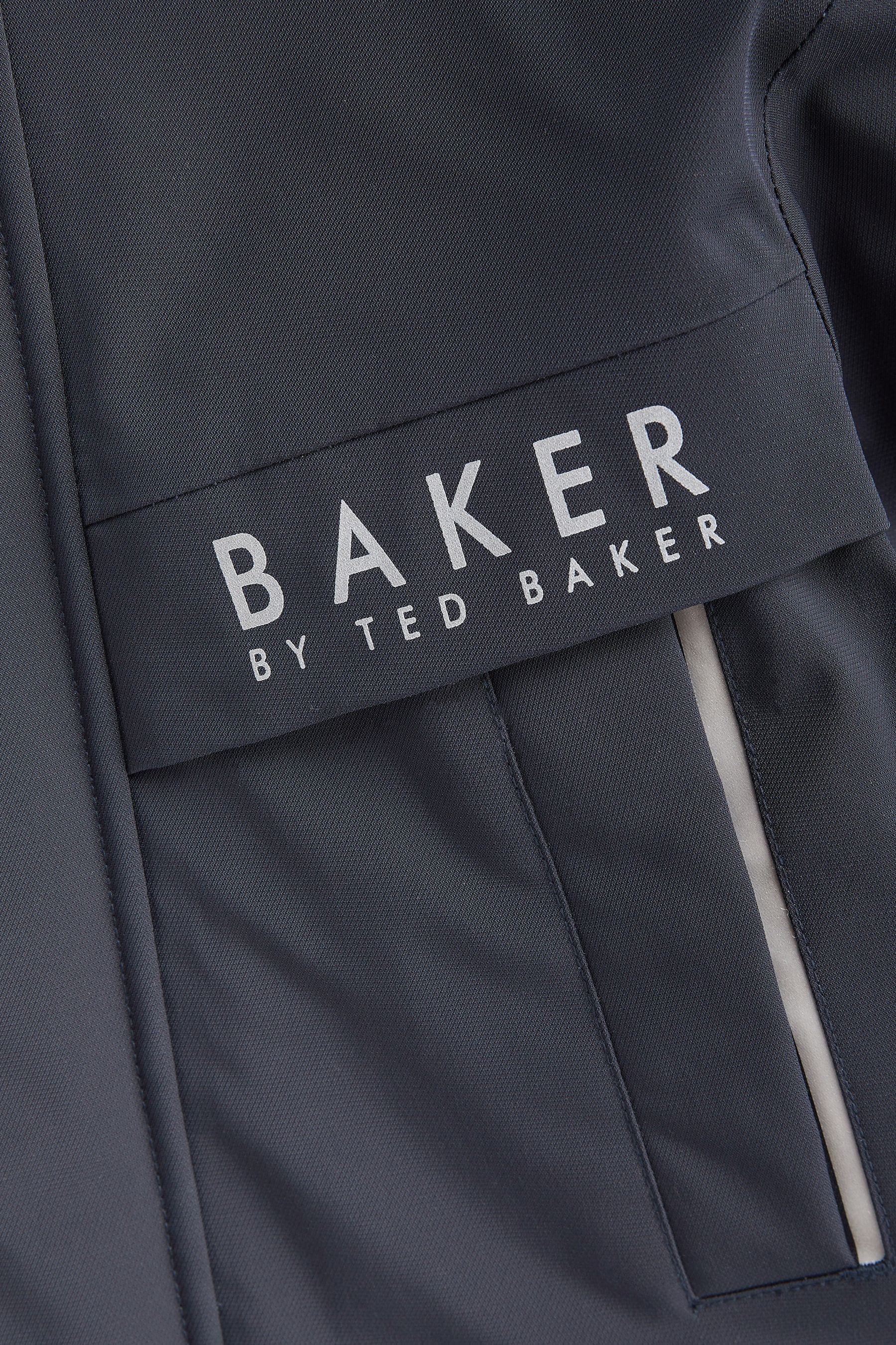 Baker by Ted Baker Navy Waterproof Parka Coat