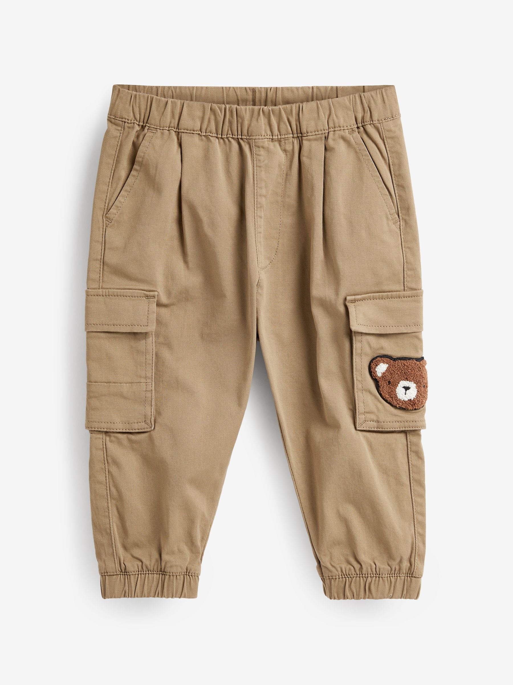 Tan Brown Bear Cargo Trousers (3mths-7yrs)