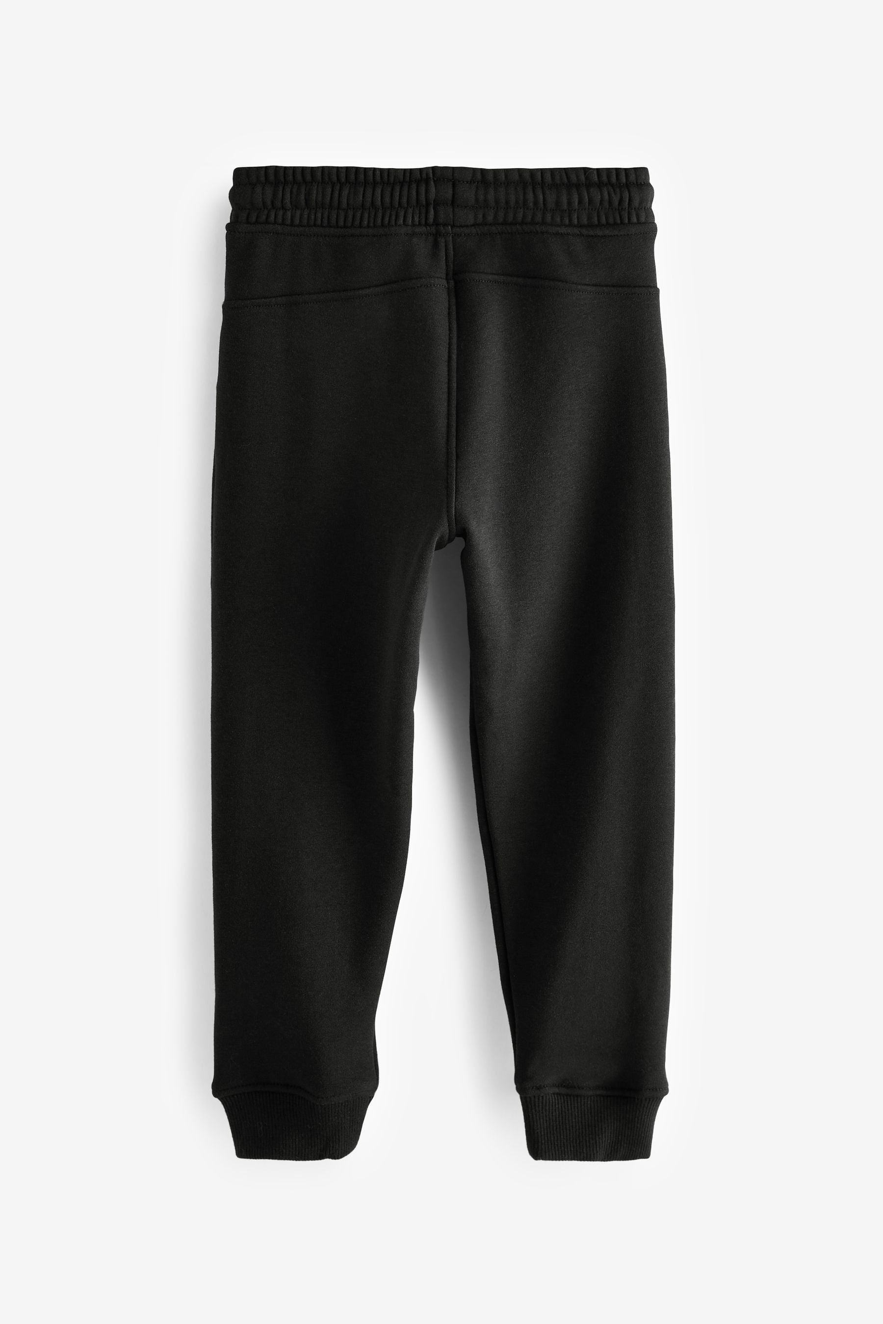 Black Fleece Lined Joggers (3-16yrs)