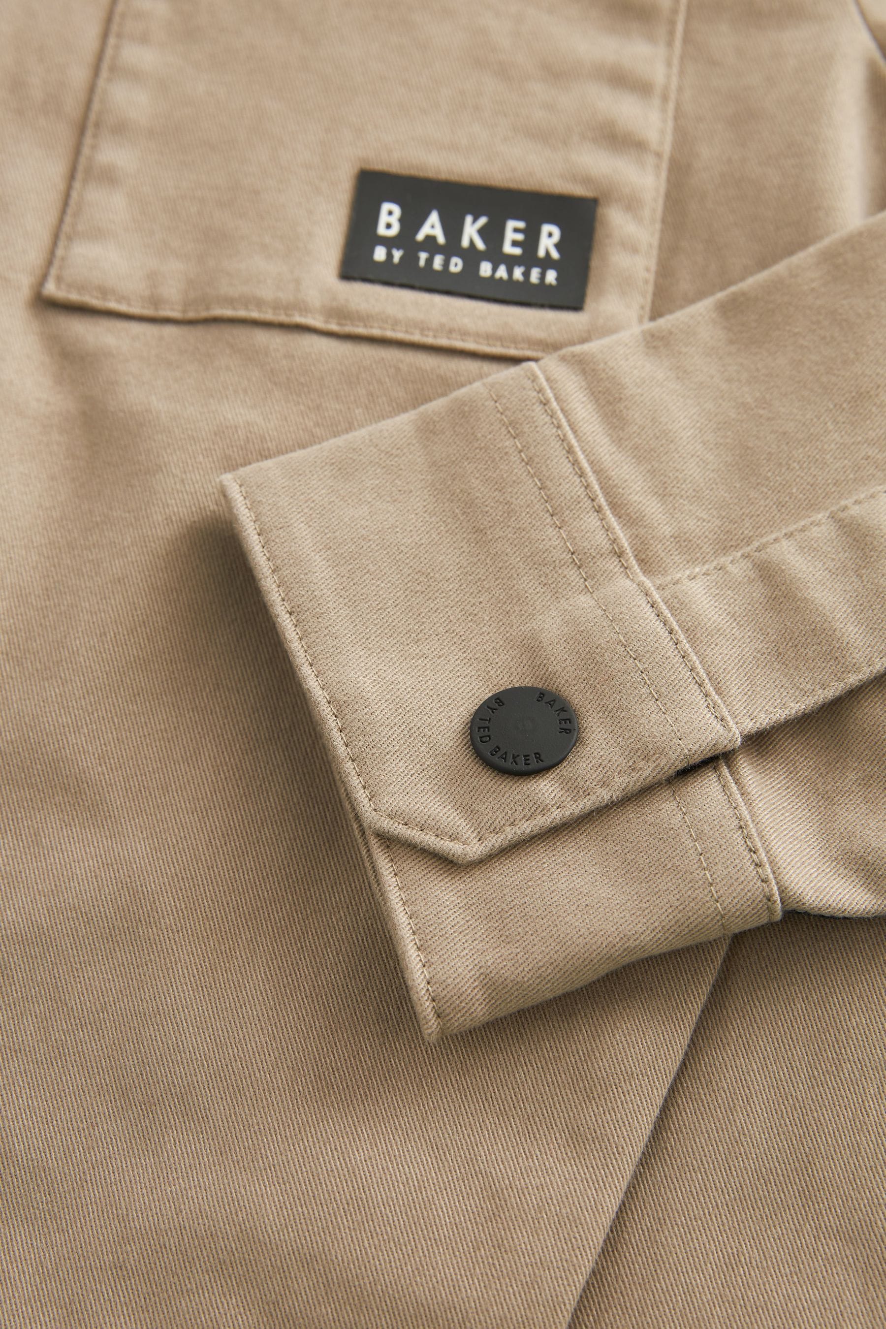 Baker by Ted Baker Stone Shacket