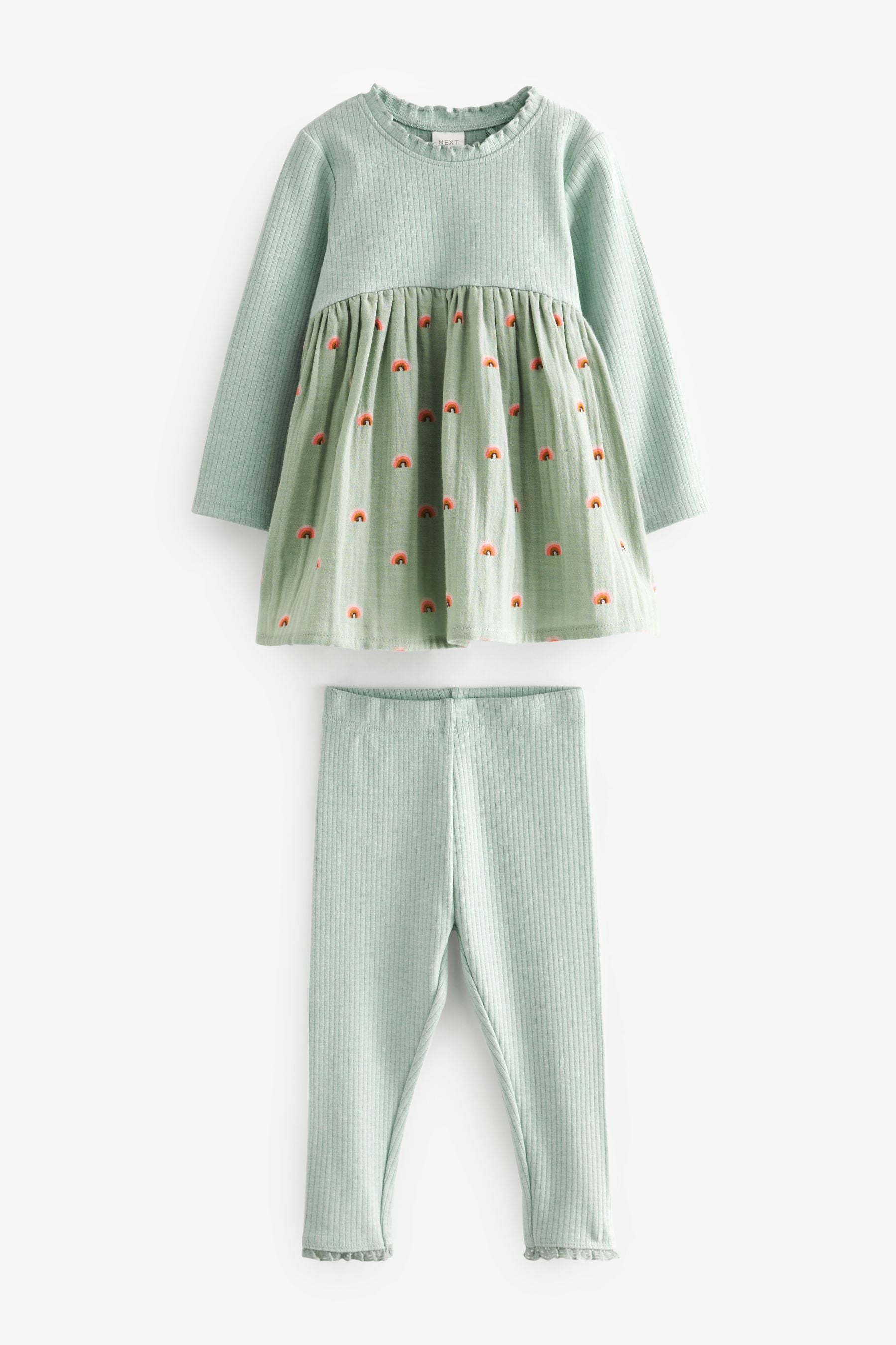 Mint Green Dress & Legging Set (3mths-7yrs)