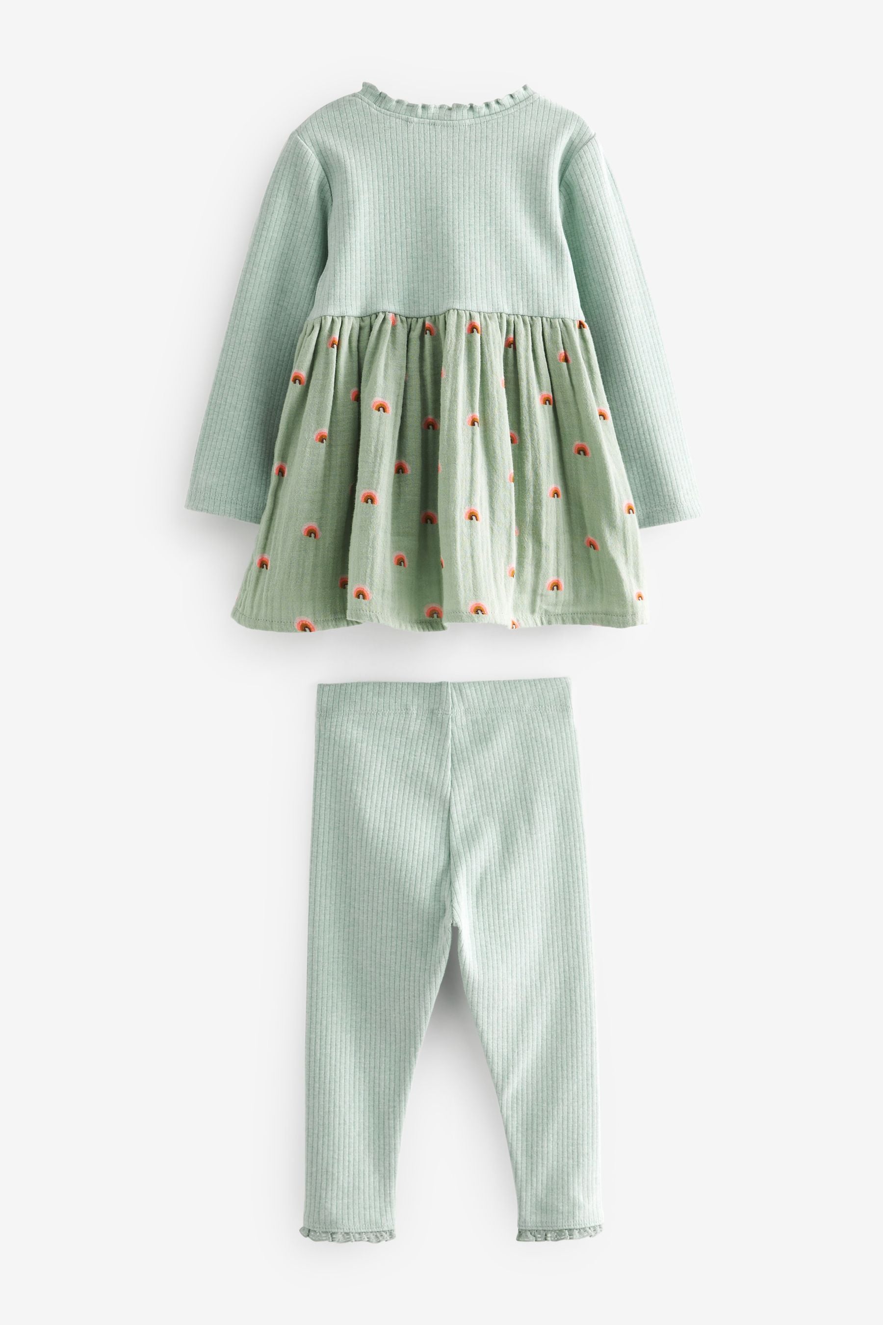 Mint Green Dress & Legging Set (3mths-7yrs)