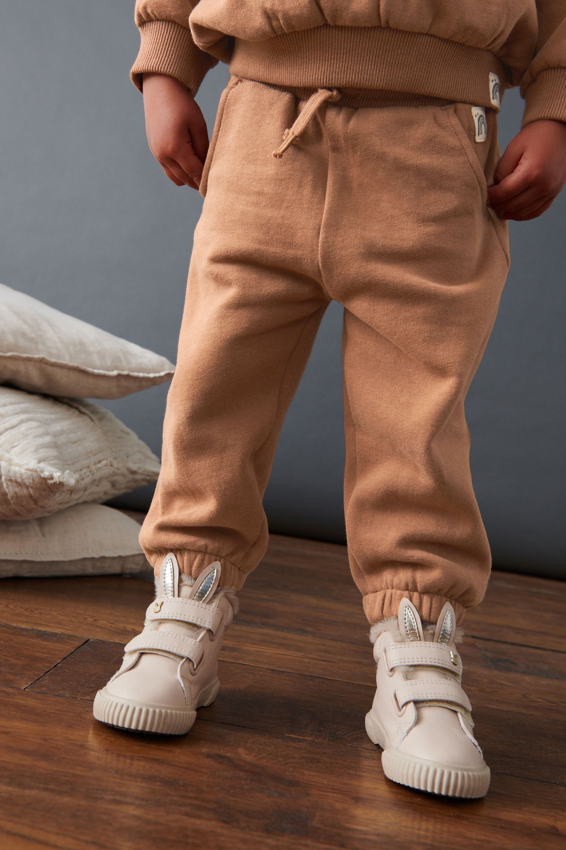 Brown Soft Touch Jersey Top and Joggers Set (3mths-7yrs)