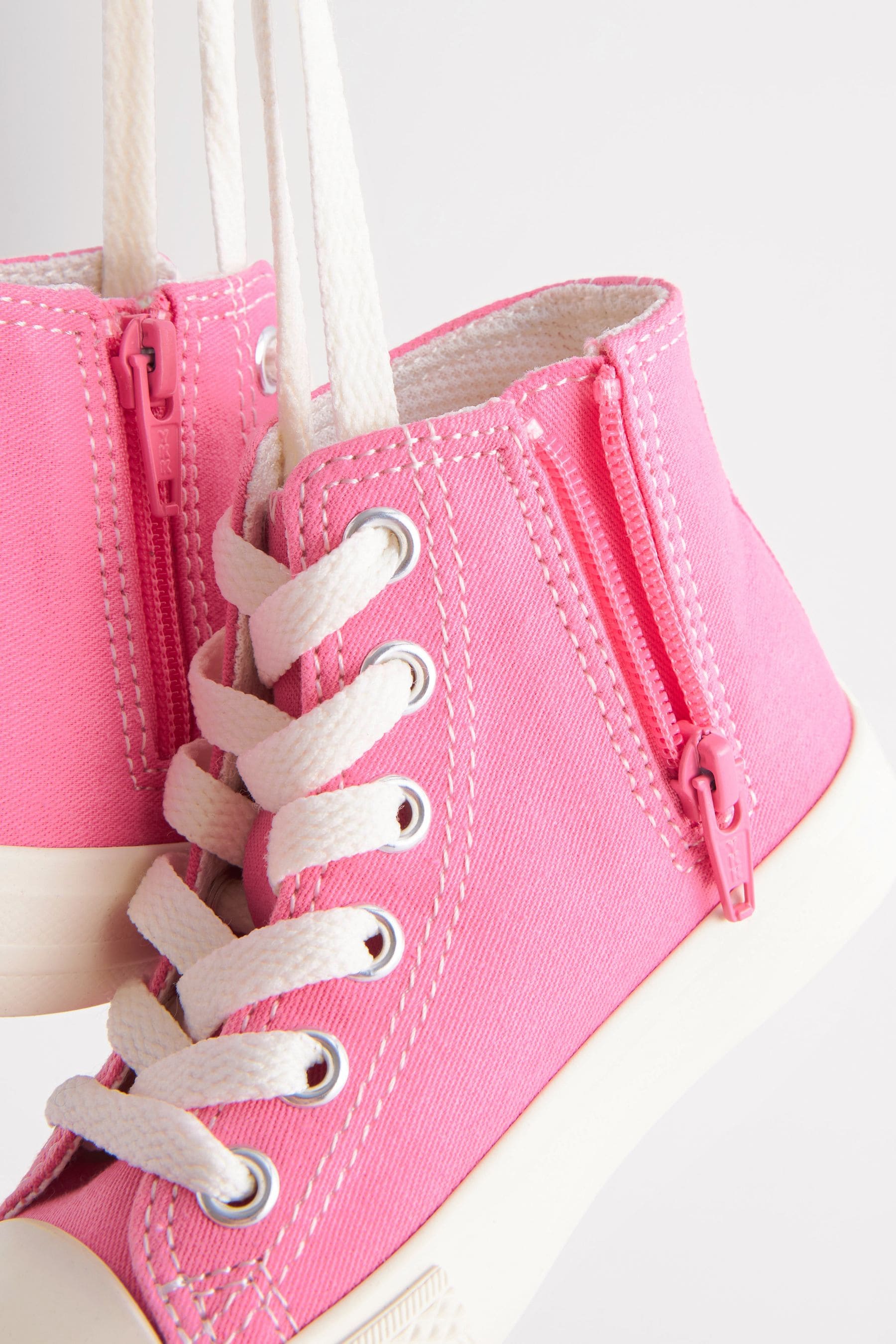 Pink High Top Trainers