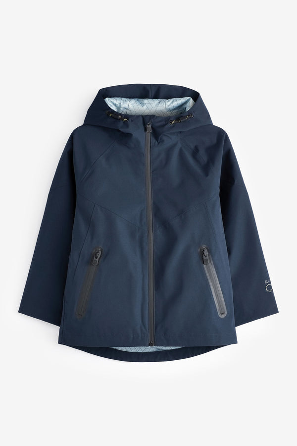 Navy Waterproof Lined Anorak Jacket (3-16yrs)