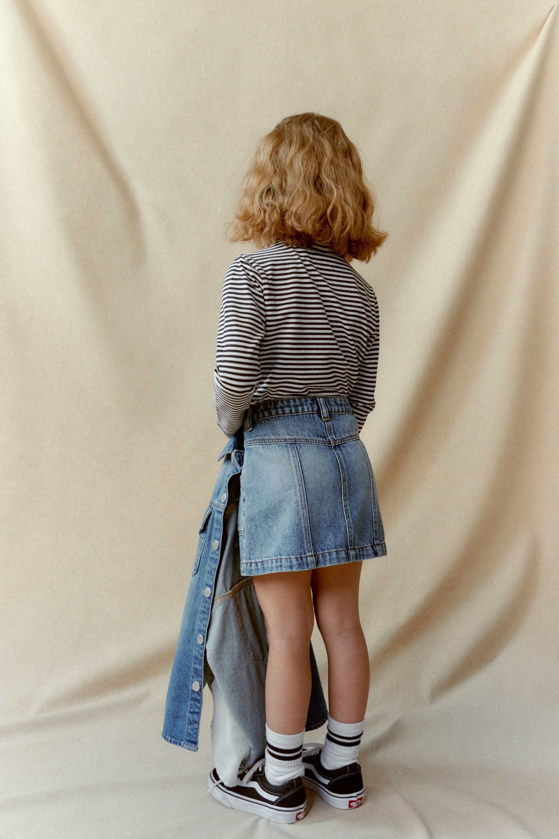 Denim Blue Cargo Skirt (3-16yrs)