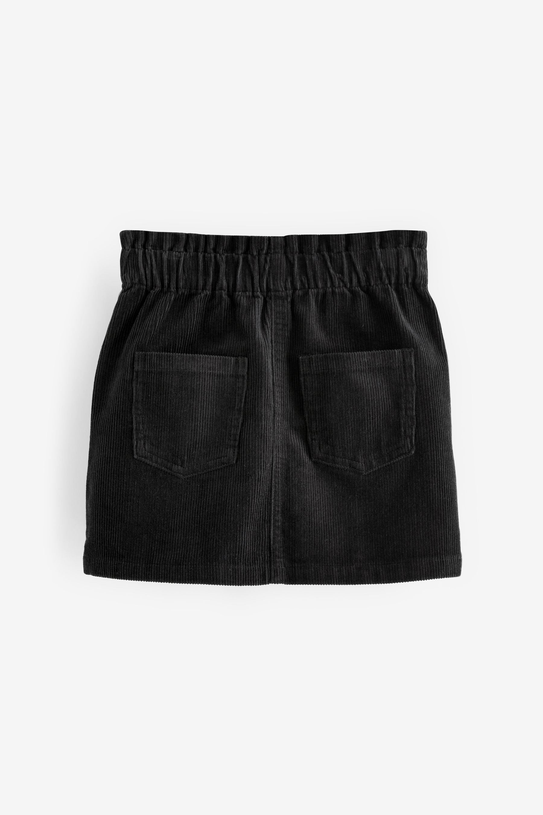 Black Paperbag Waist Skirt (3-16yrs)