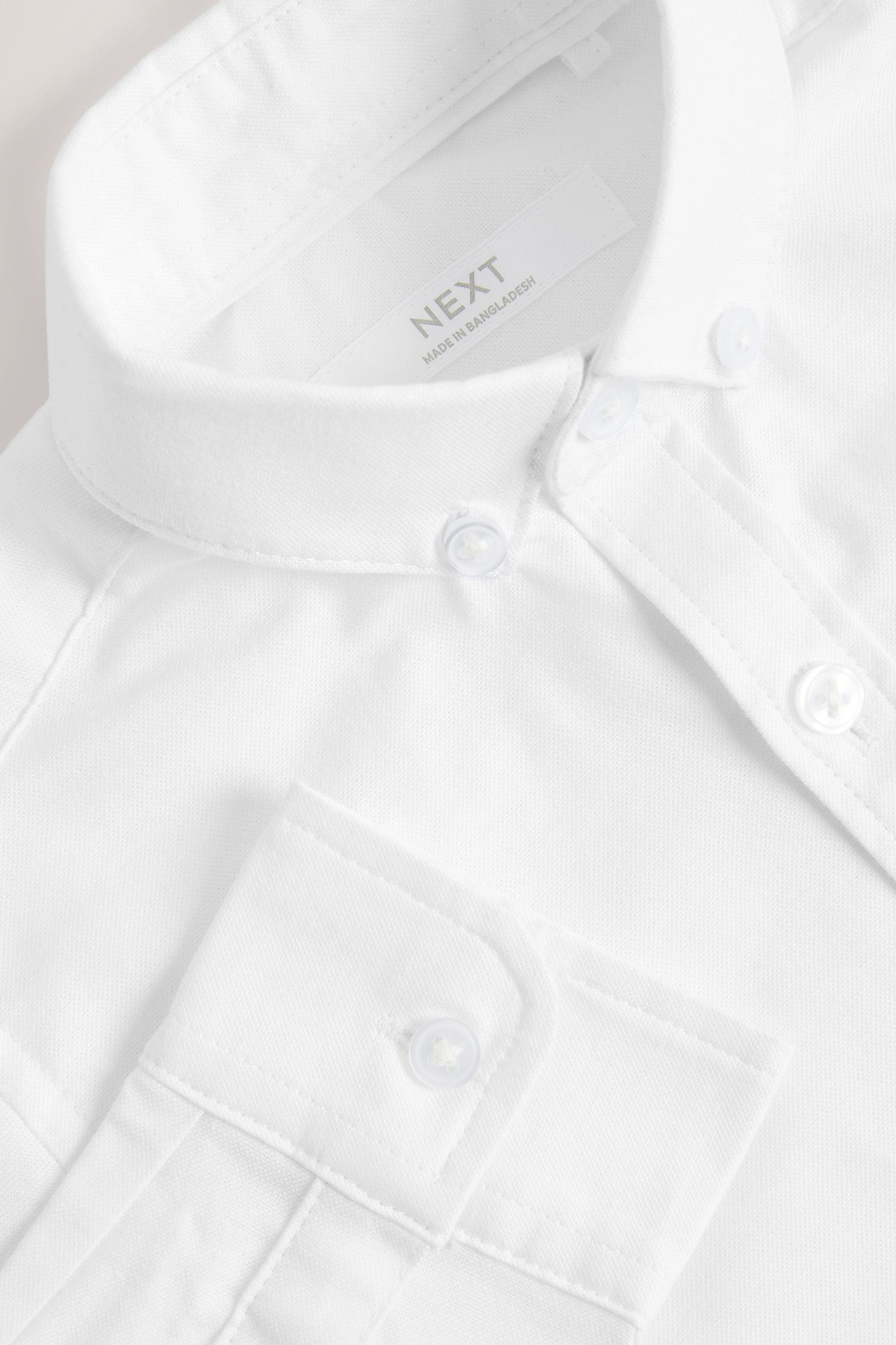 White 2 Pack Oxford Shirt (3-16yrs)