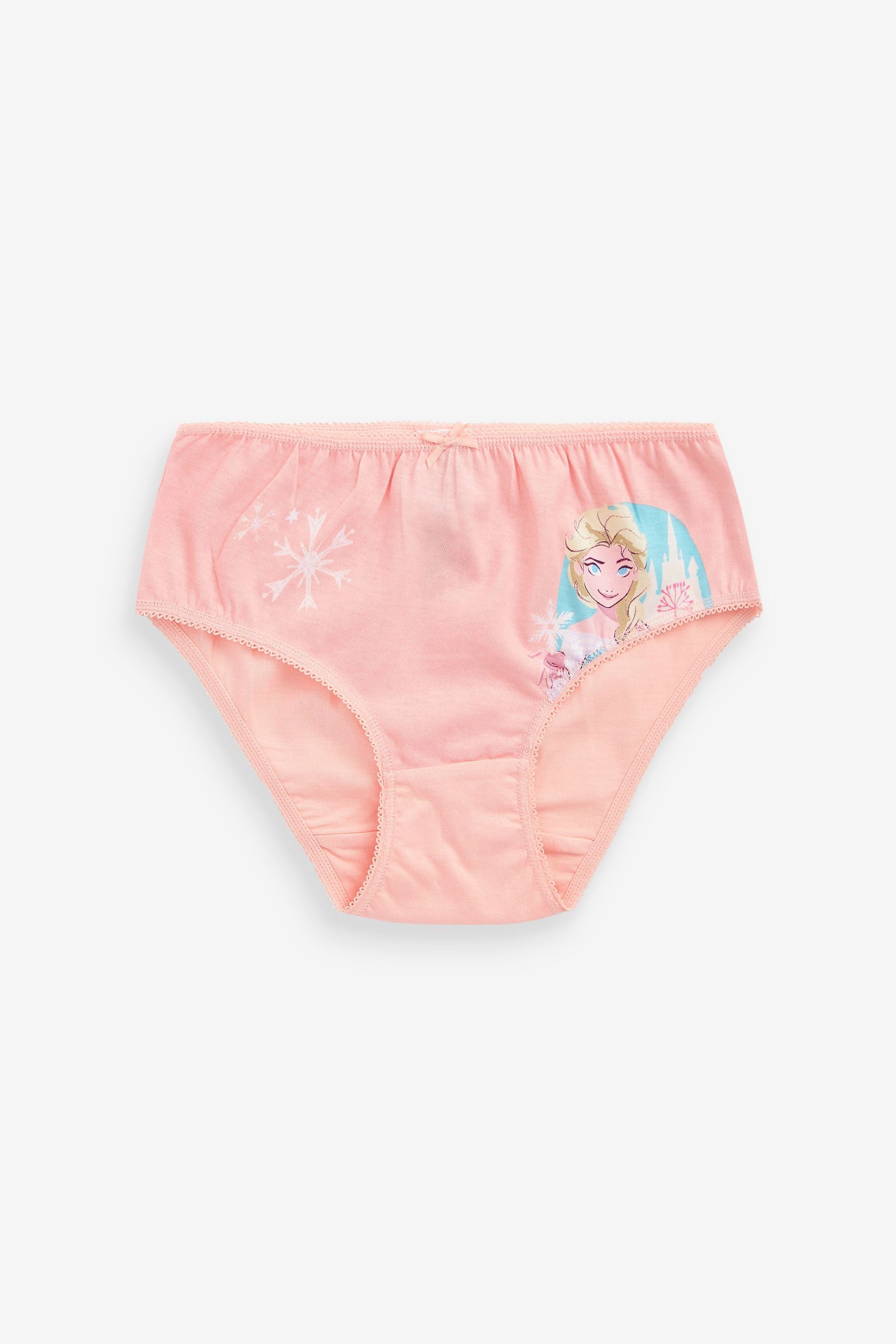 Pink/Blue Disney Frozen 100% Cotton Briefs 5 Pack (1.5-10yrs)