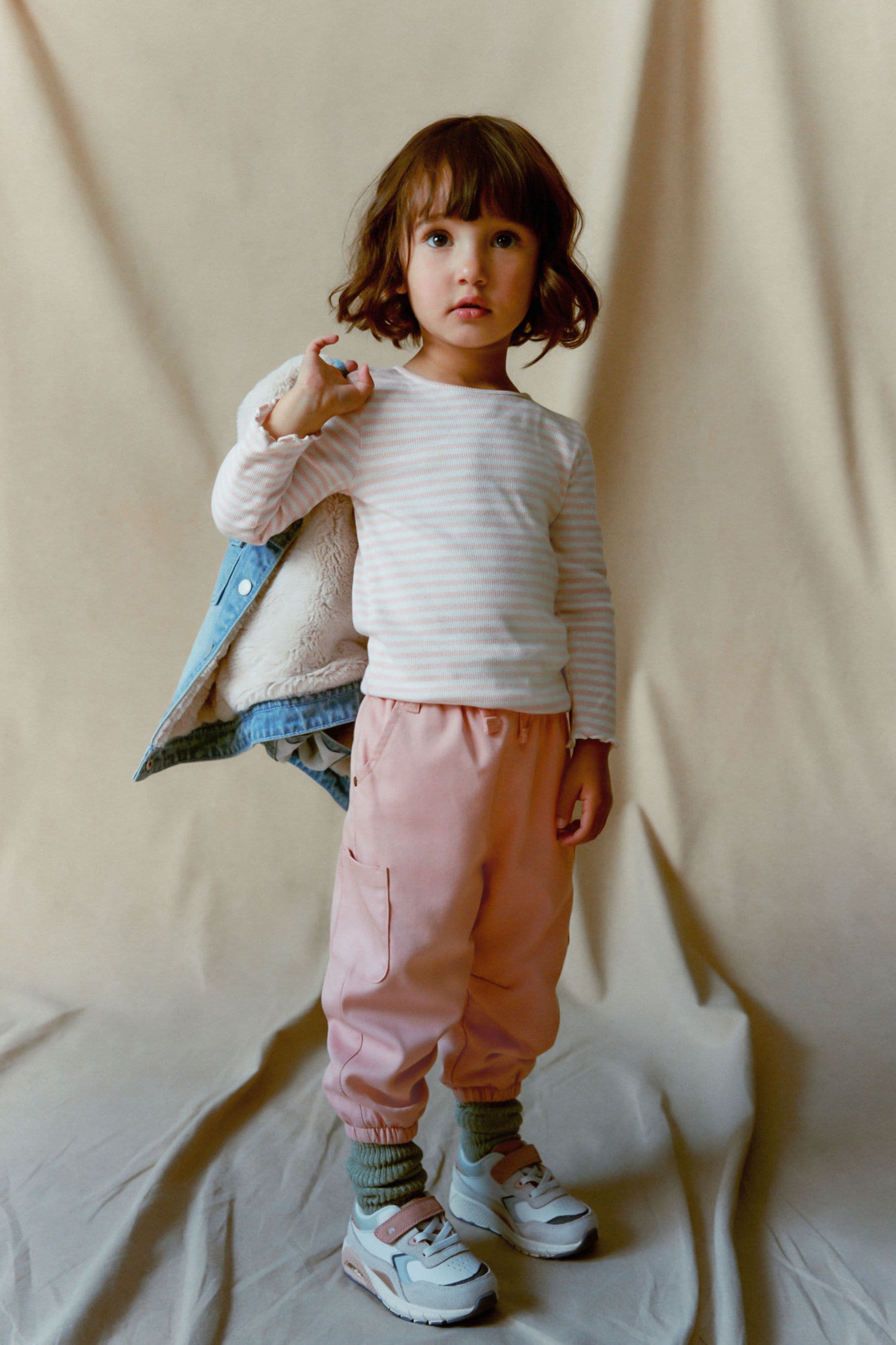 Pink Lined Cargo Trousers (3mths-7yrs)