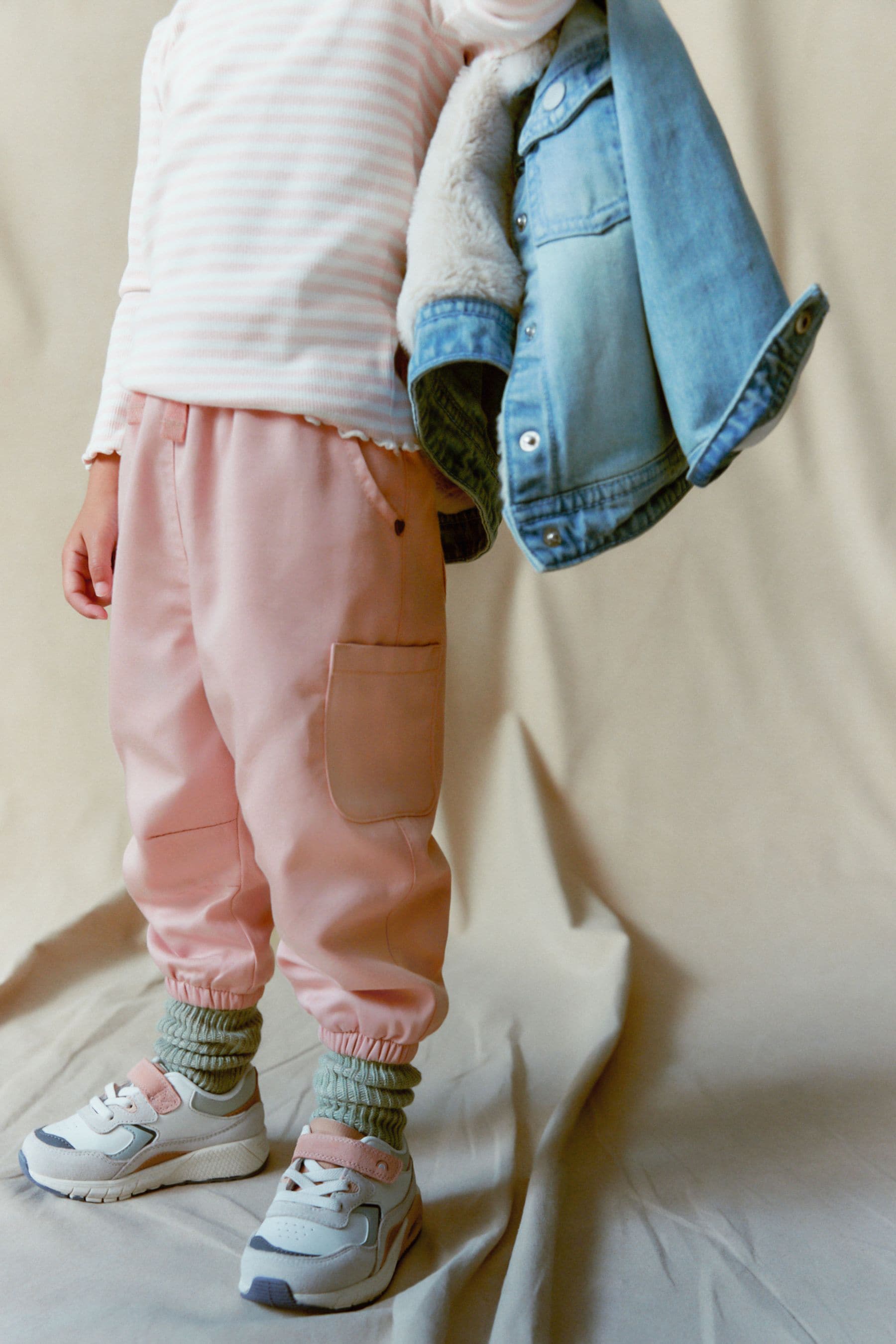 Pink Lined Cargo Trousers (3mths-7yrs)