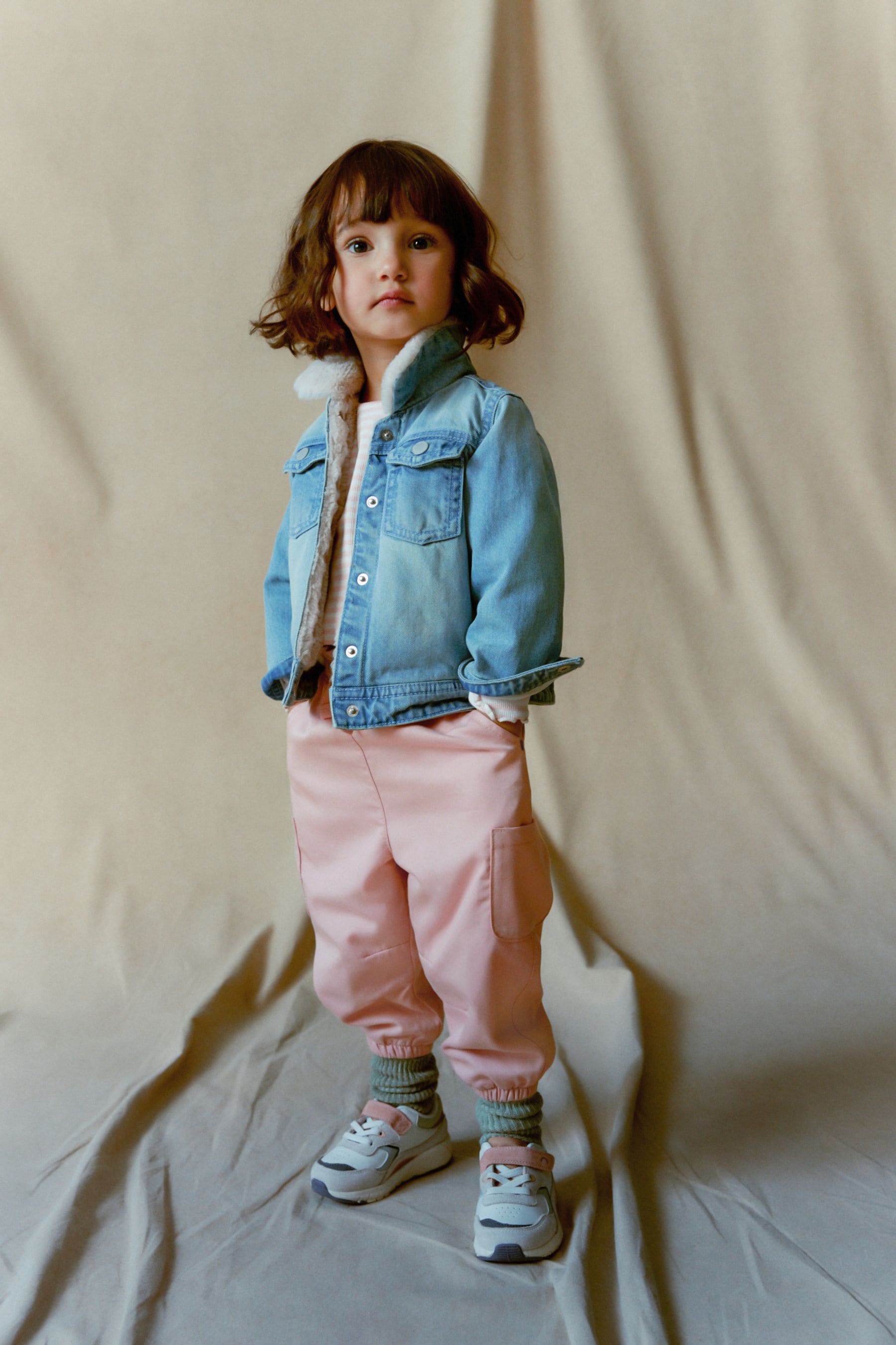 Pink Lined Cargo Trousers (3mths-7yrs)