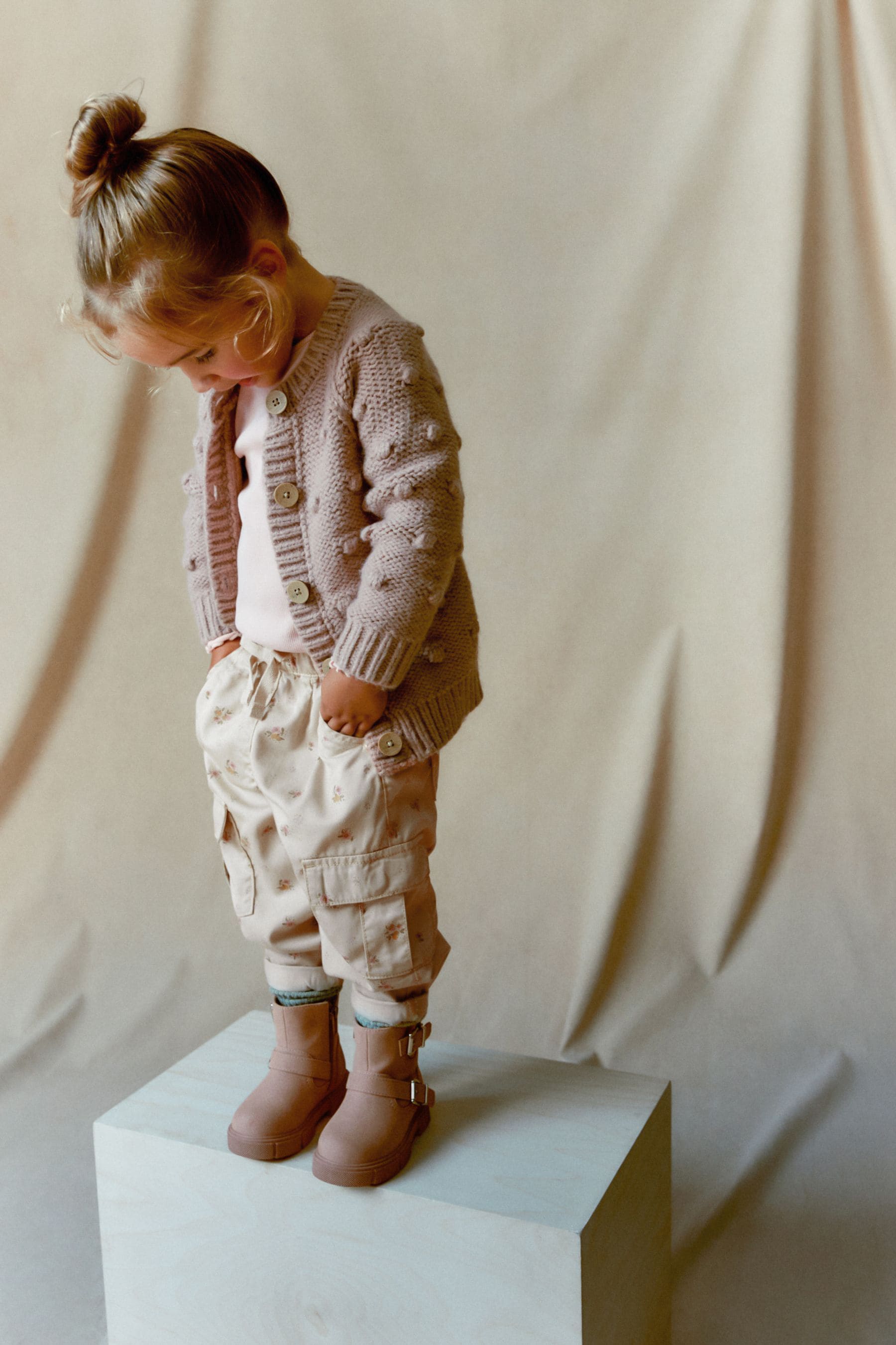 Natural Lined Cargo Trousers (3mths-7yrs)