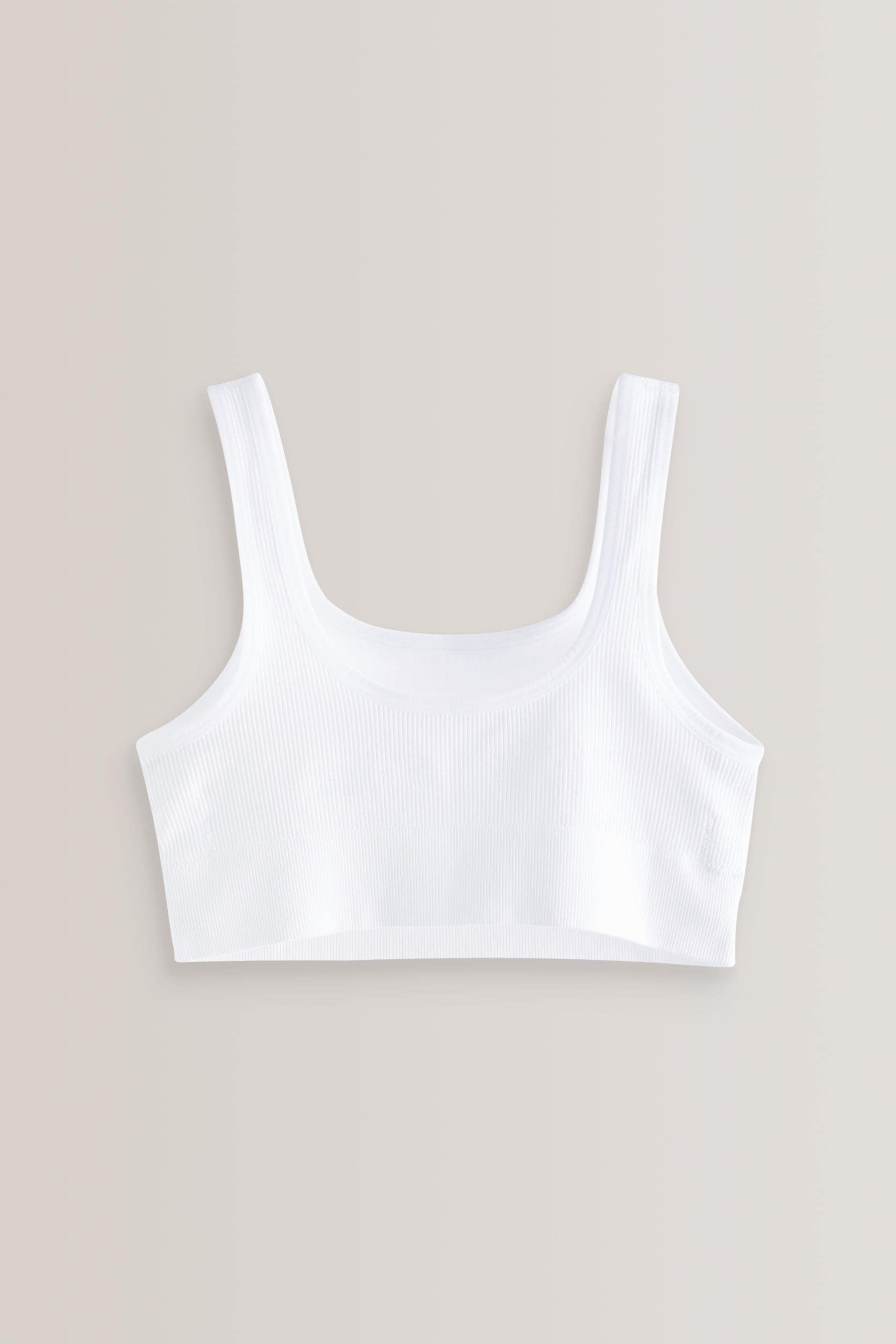 White Seamfree Crop Top 1 Pack (7-16yrs)