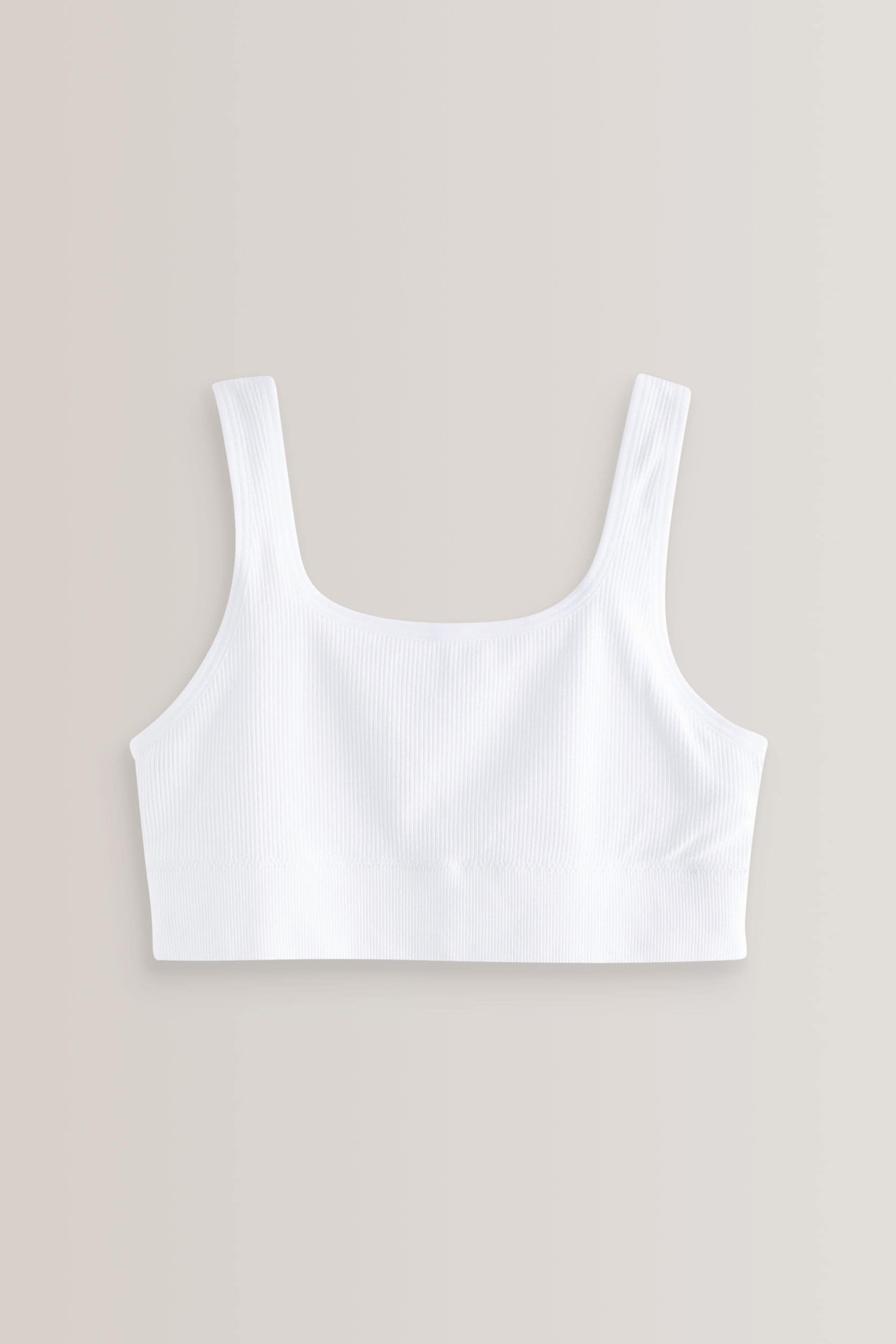 White Seamfree Crop Top 1 Pack (7-16yrs)