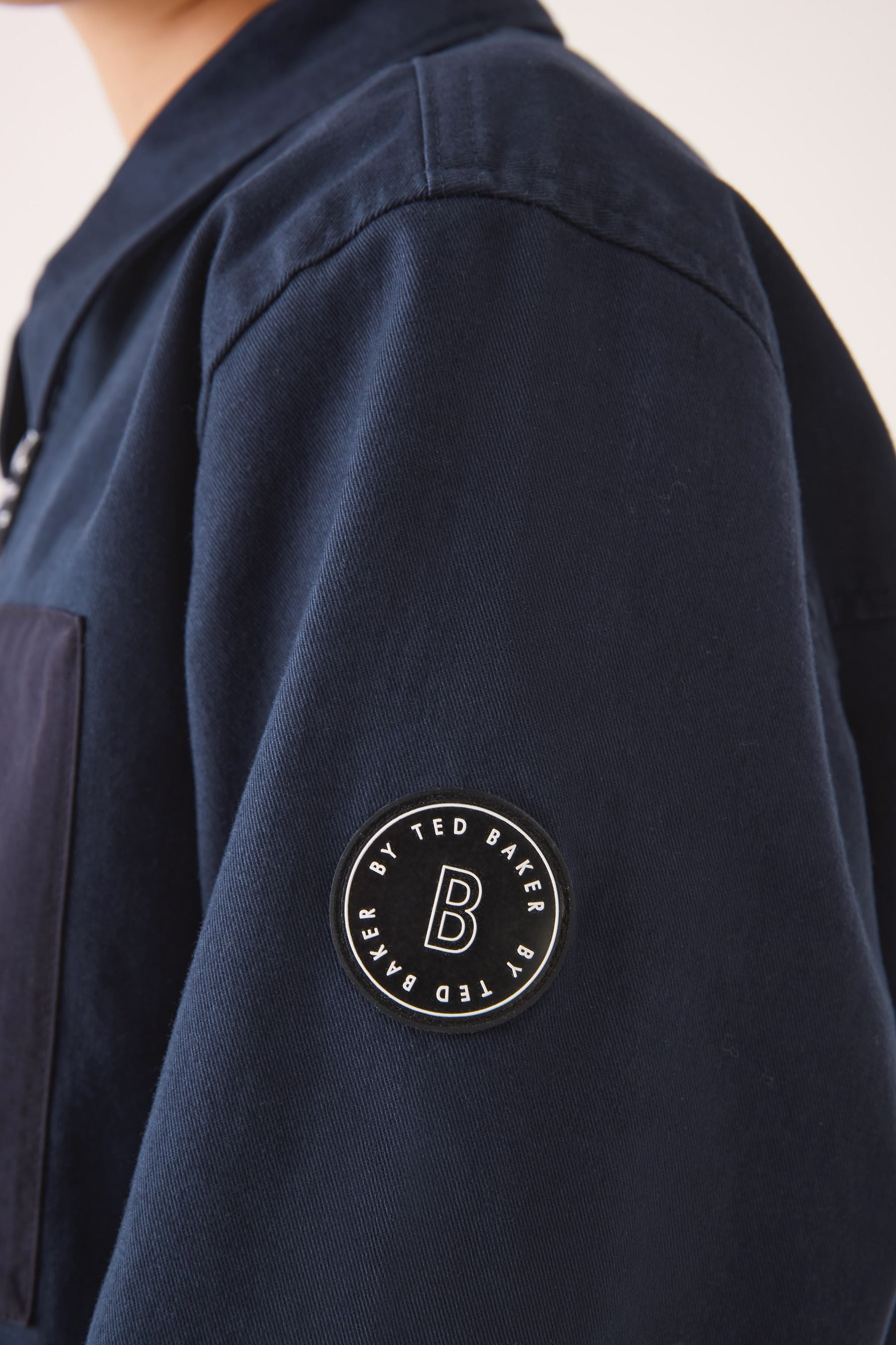 Baker by Ted Baker Navy Shacket