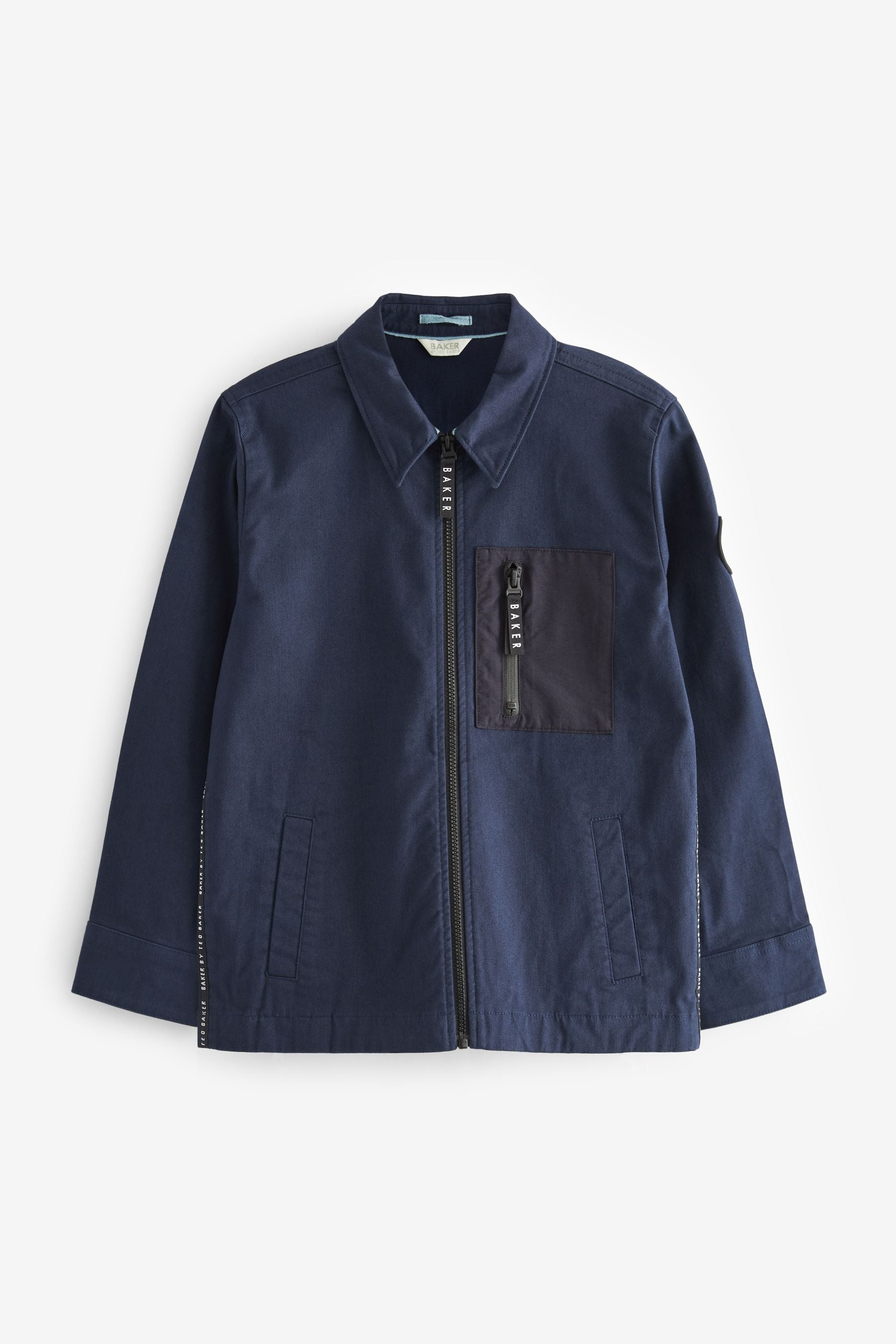 Baker by Ted Baker Navy Shacket