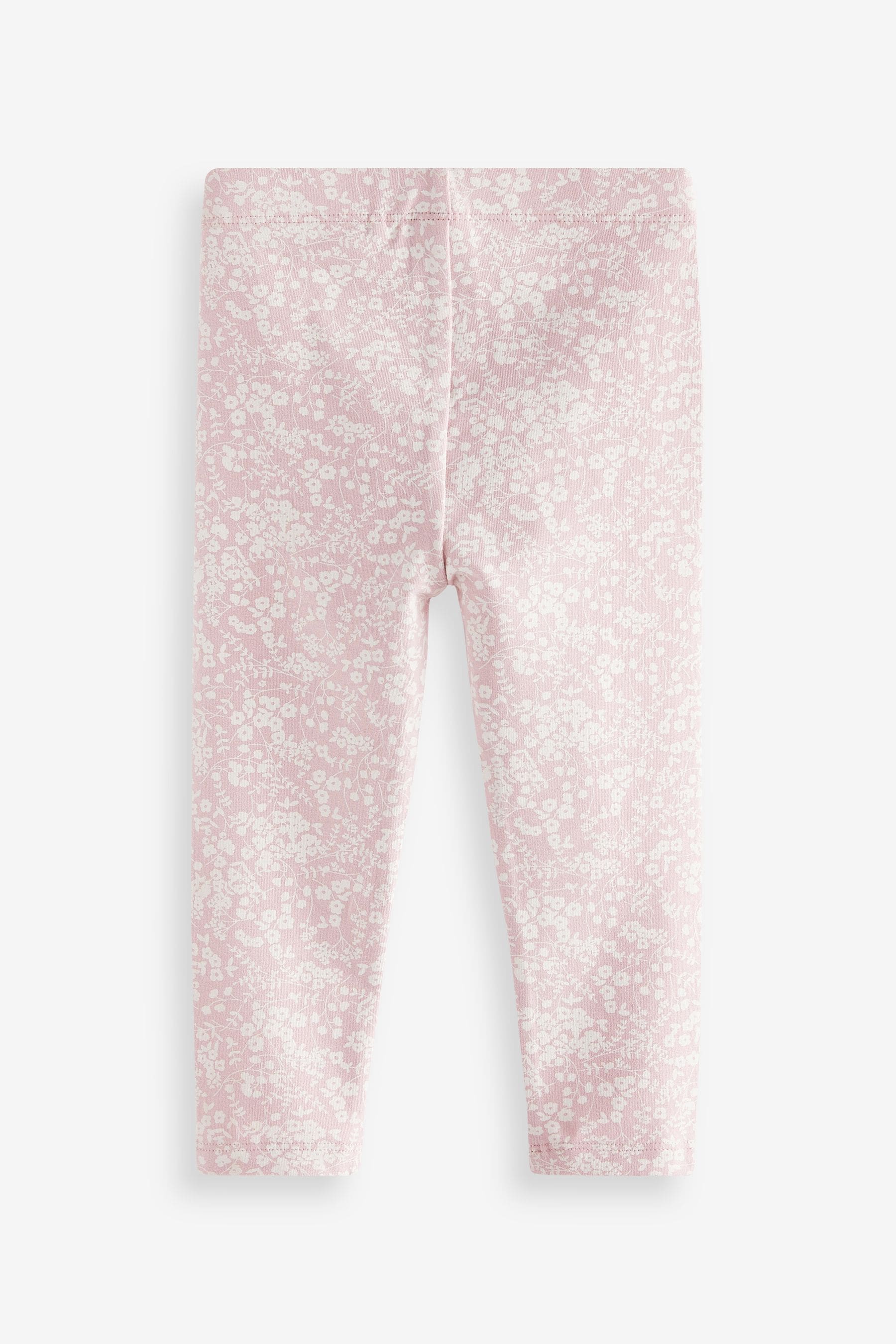 Pink/Cream 4 Pack Printed Leggings (3mths-7yrs)