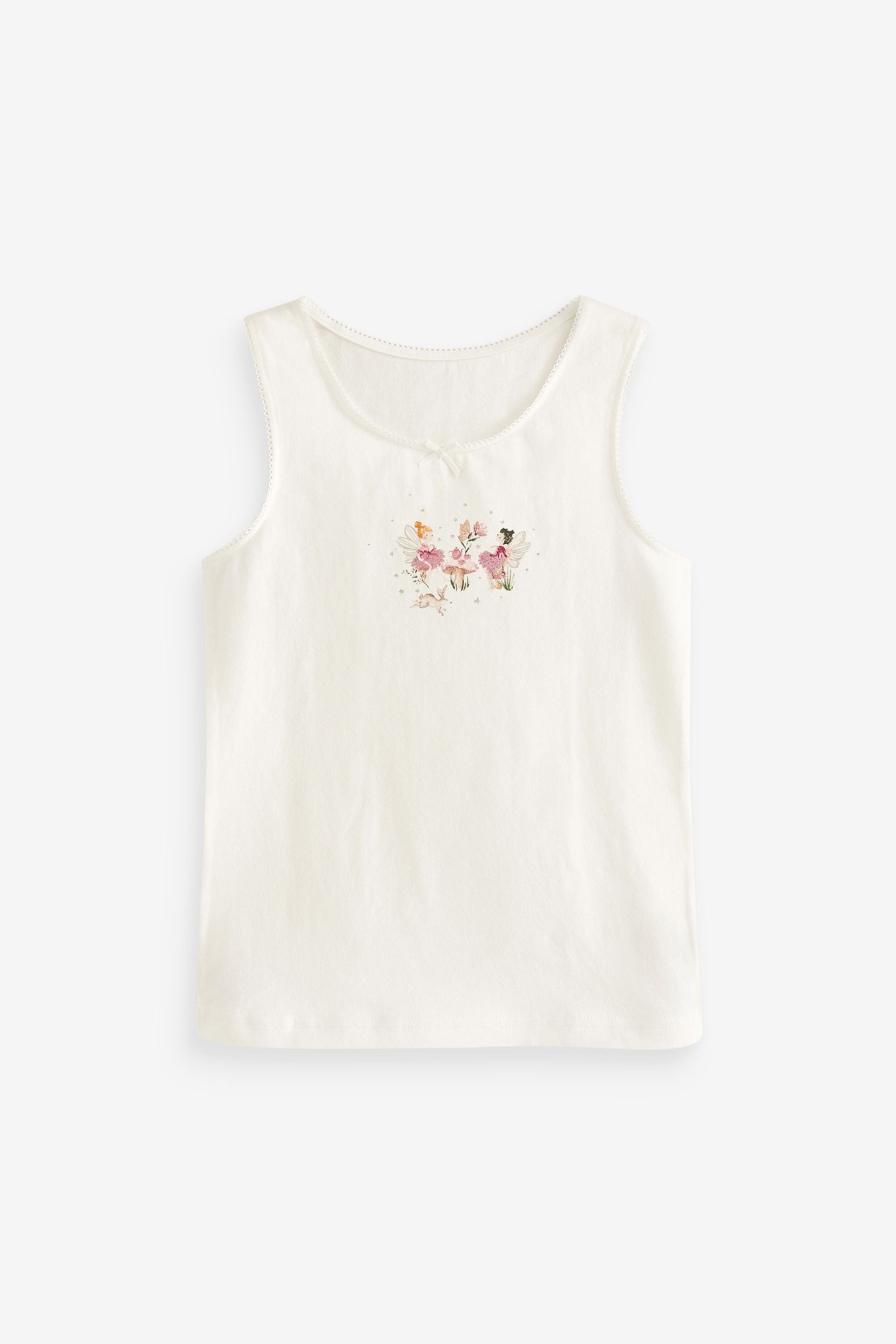 Pink/Cream Fairy Vest 3 Pack (1.5-12yrs)