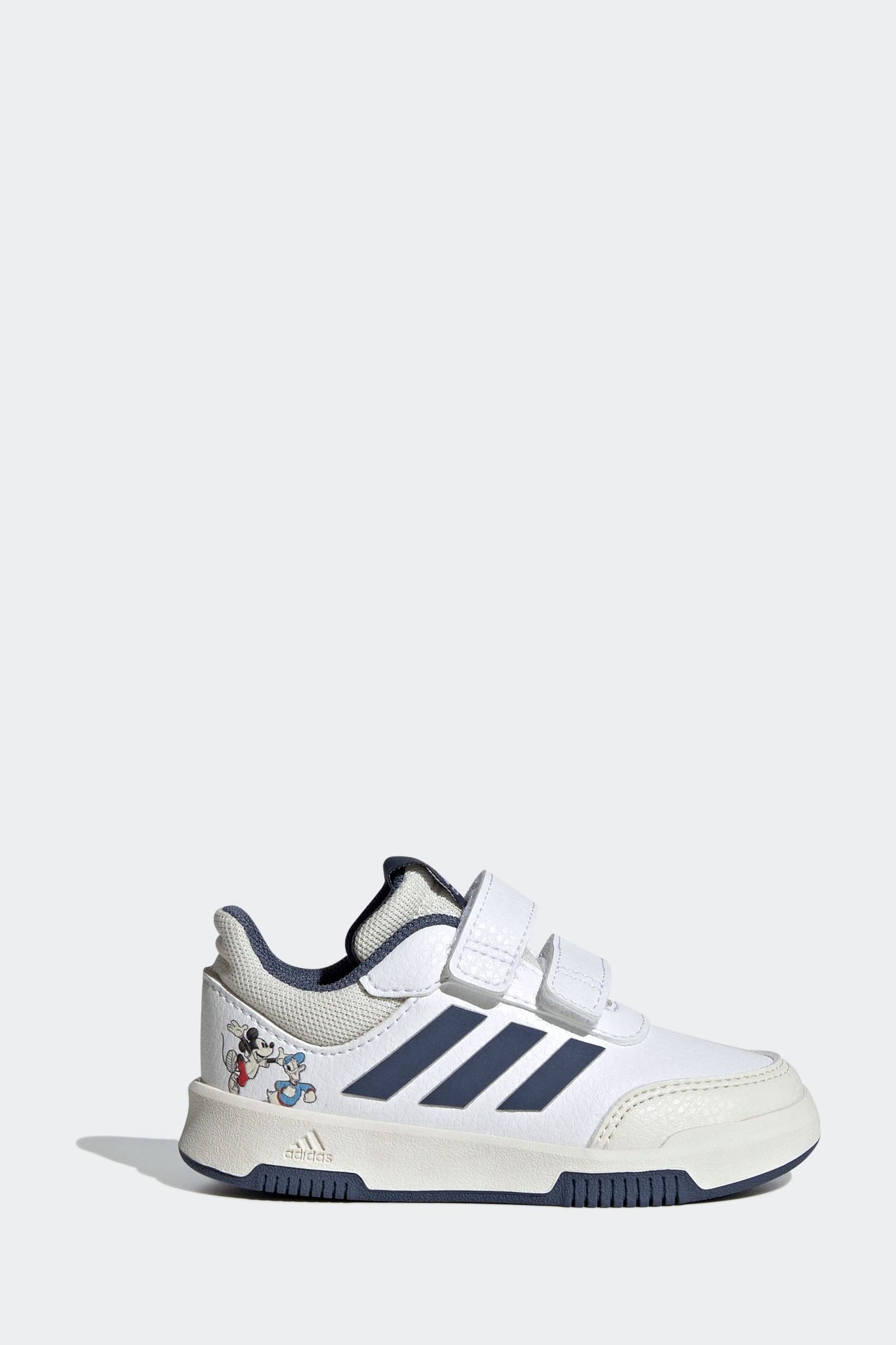 Navy/White adidas Kids Sportswear Tensaur Hook And Loop Trainers