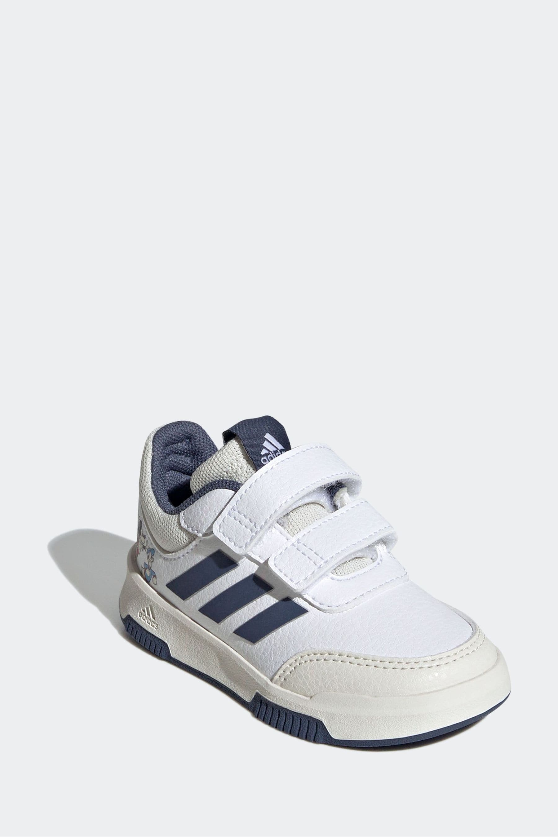 Navy/White adidas Kids Sportswear Tensaur Hook And Loop Trainers