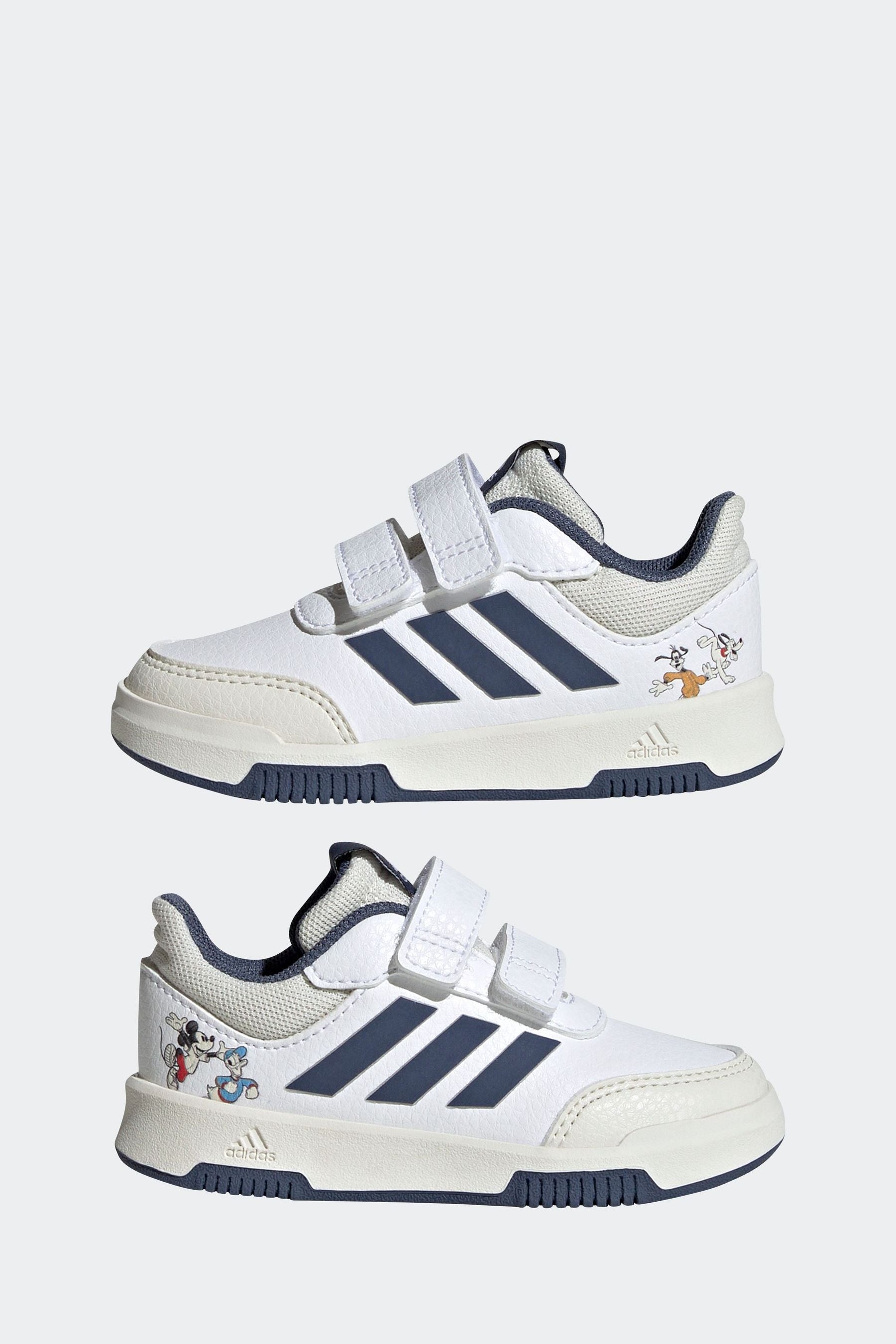 Navy/White adidas Kids Sportswear Tensaur Hook And Loop Trainers