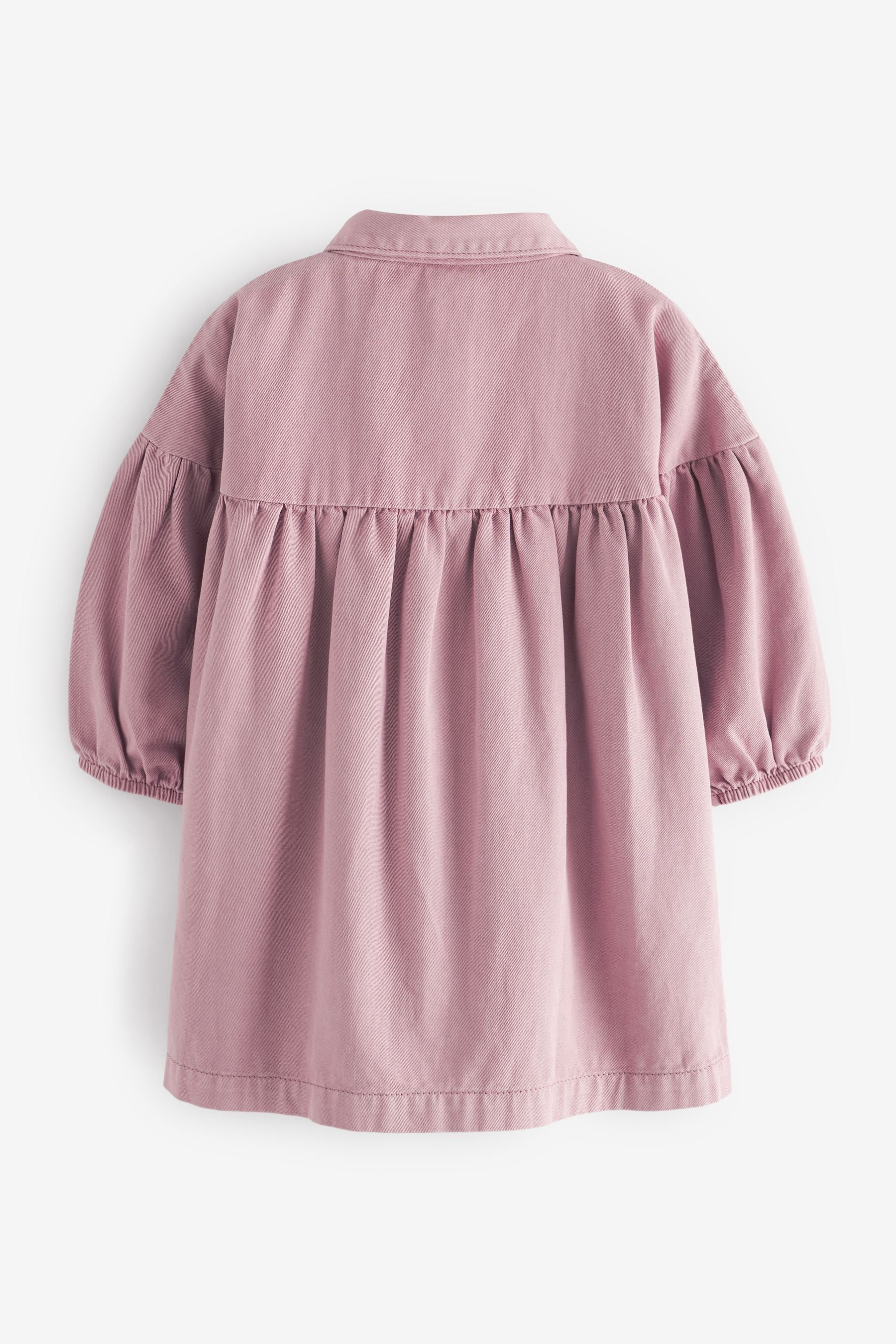 Lilac Purple Cotton Shirt Dress (3mths-8yrs)