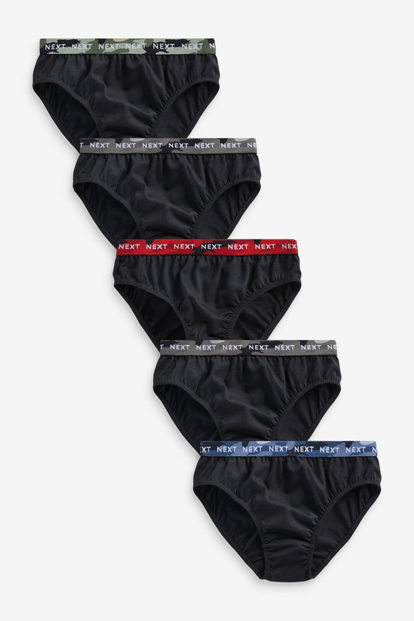 Camouflage Waistband Briefs 5 Pack (1.5-10yrs)