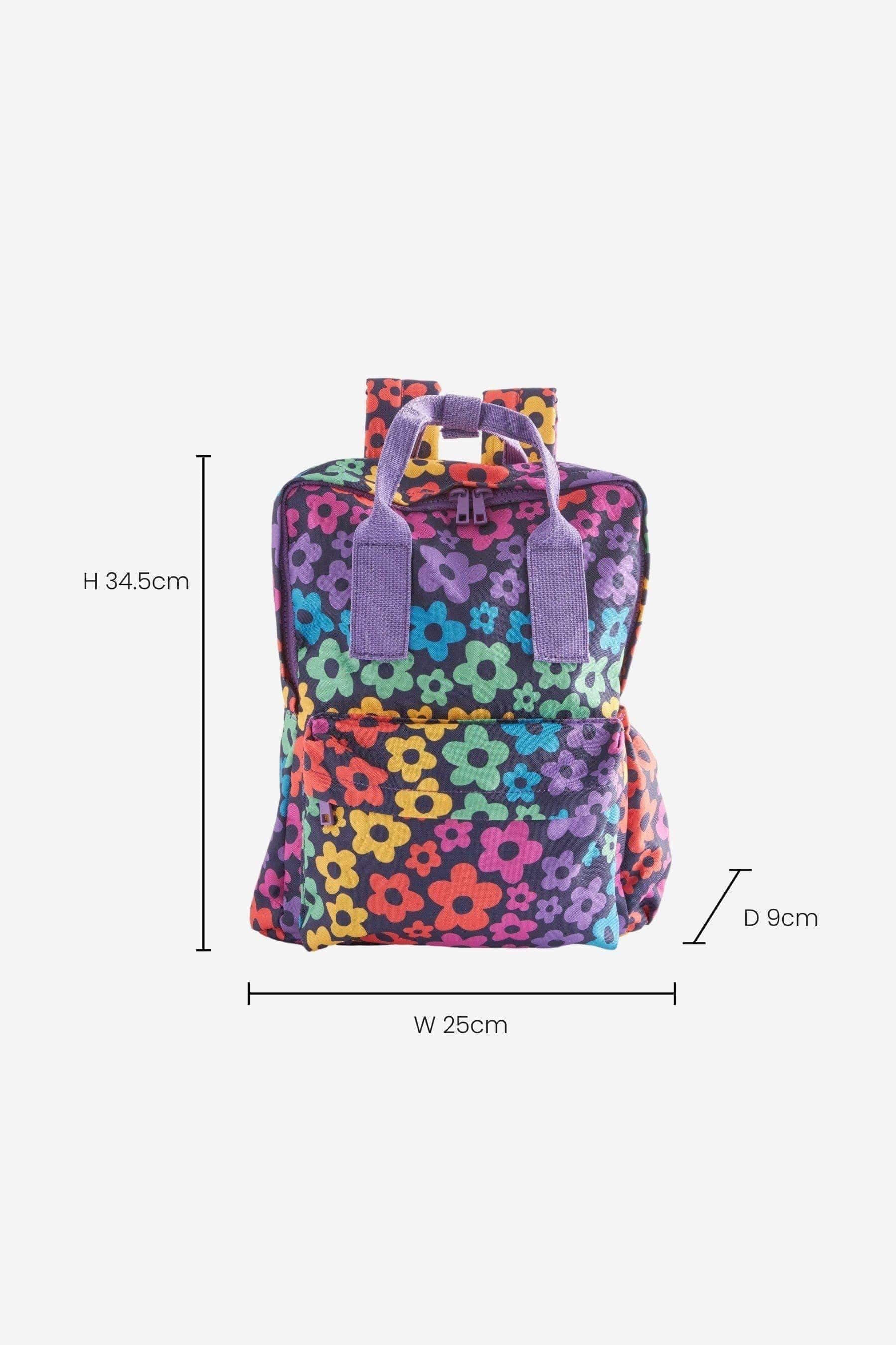 Multi Bright Double Handle Backpack