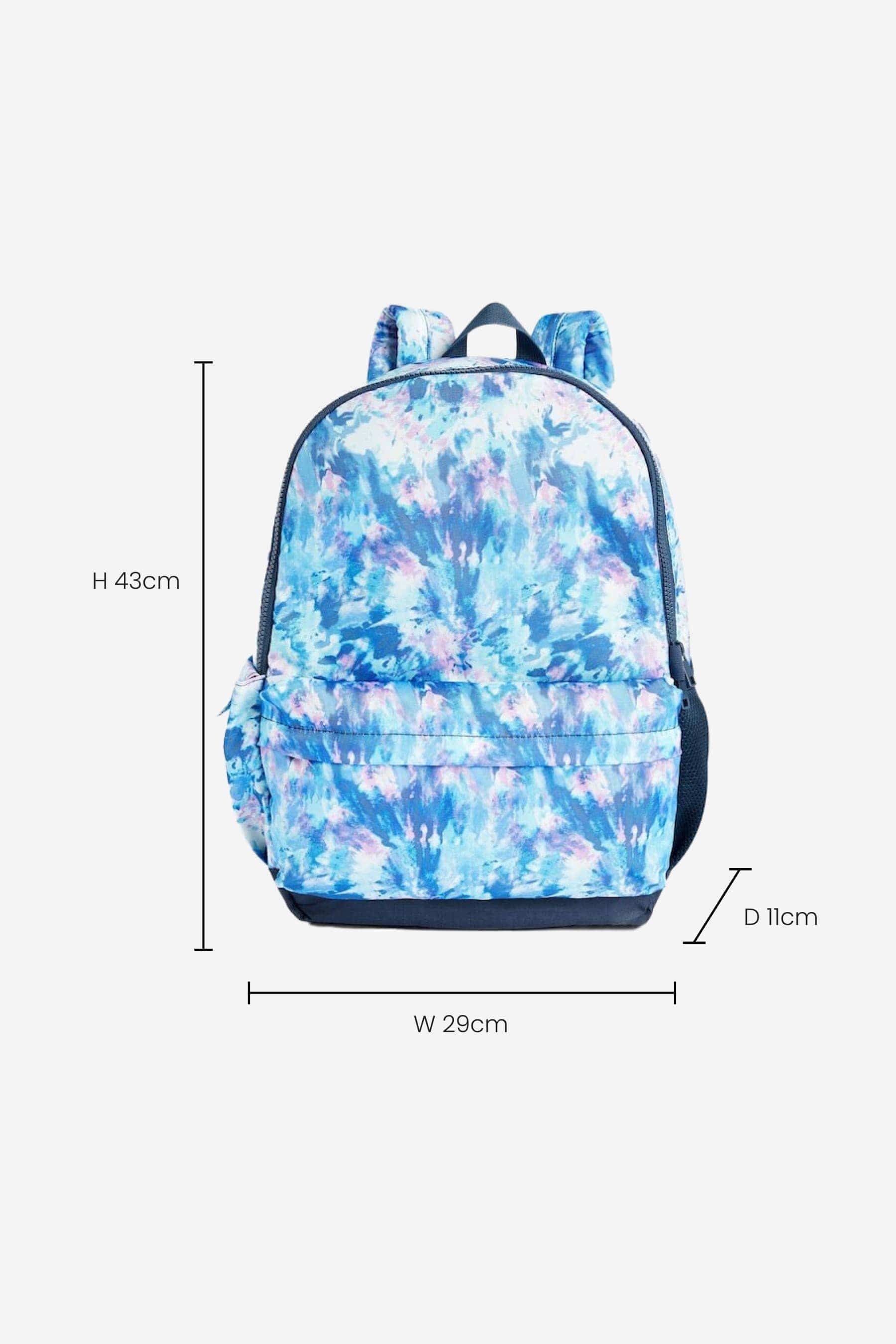 Blue Tie Dye Backpack