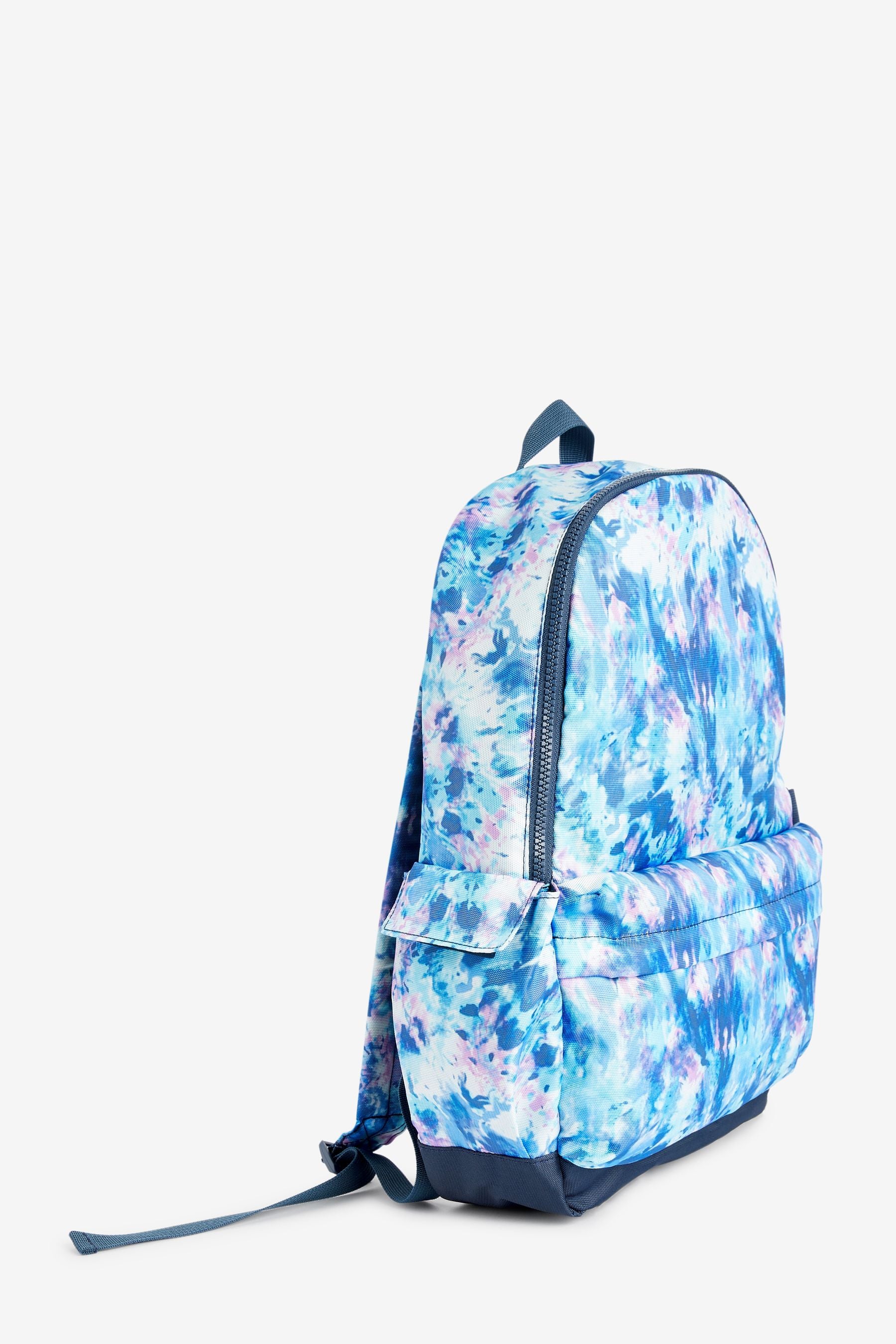 Blue Tie Dye Backpack