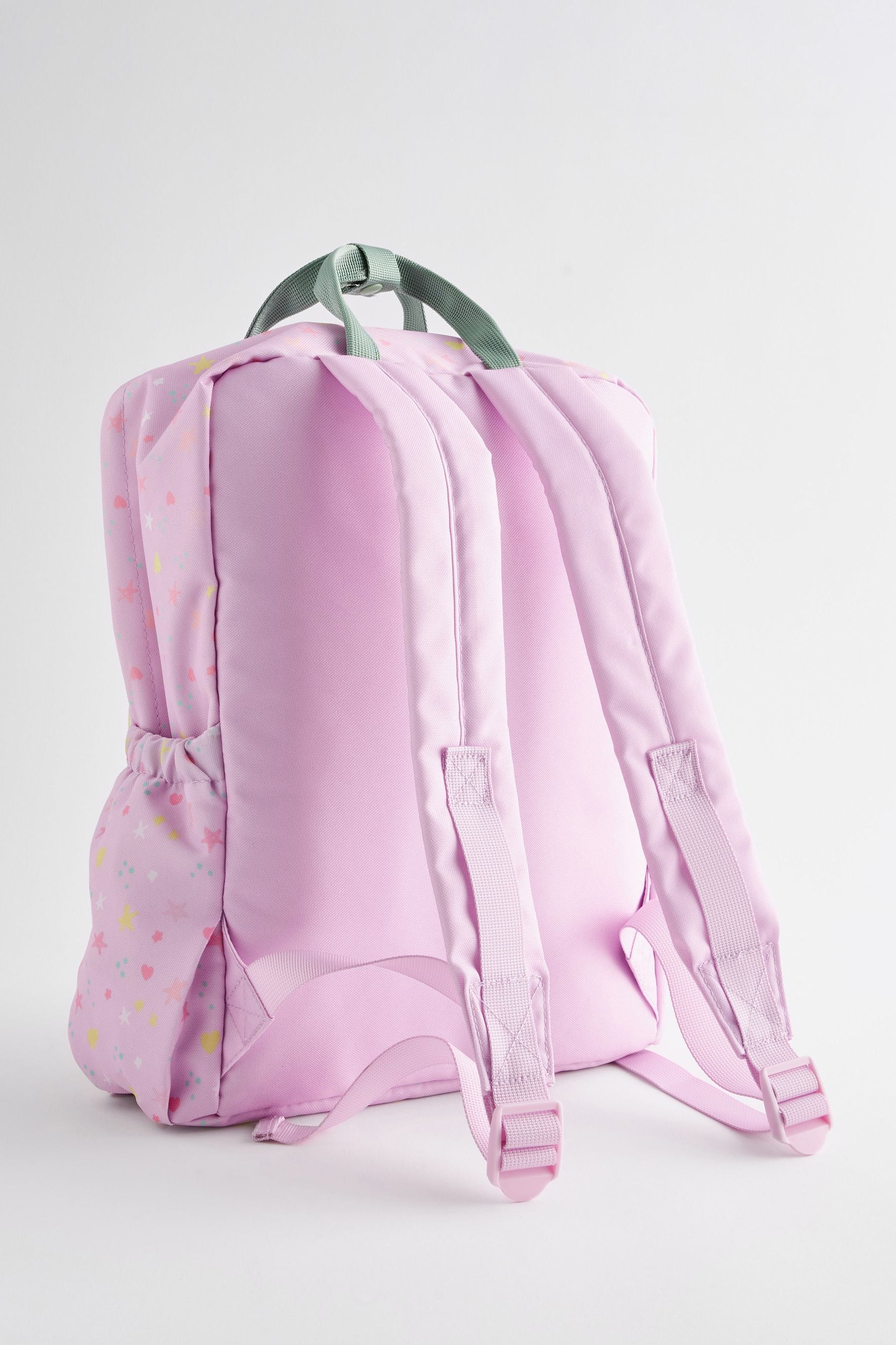 Multi Pastel Rainbow Double Handle Backpack