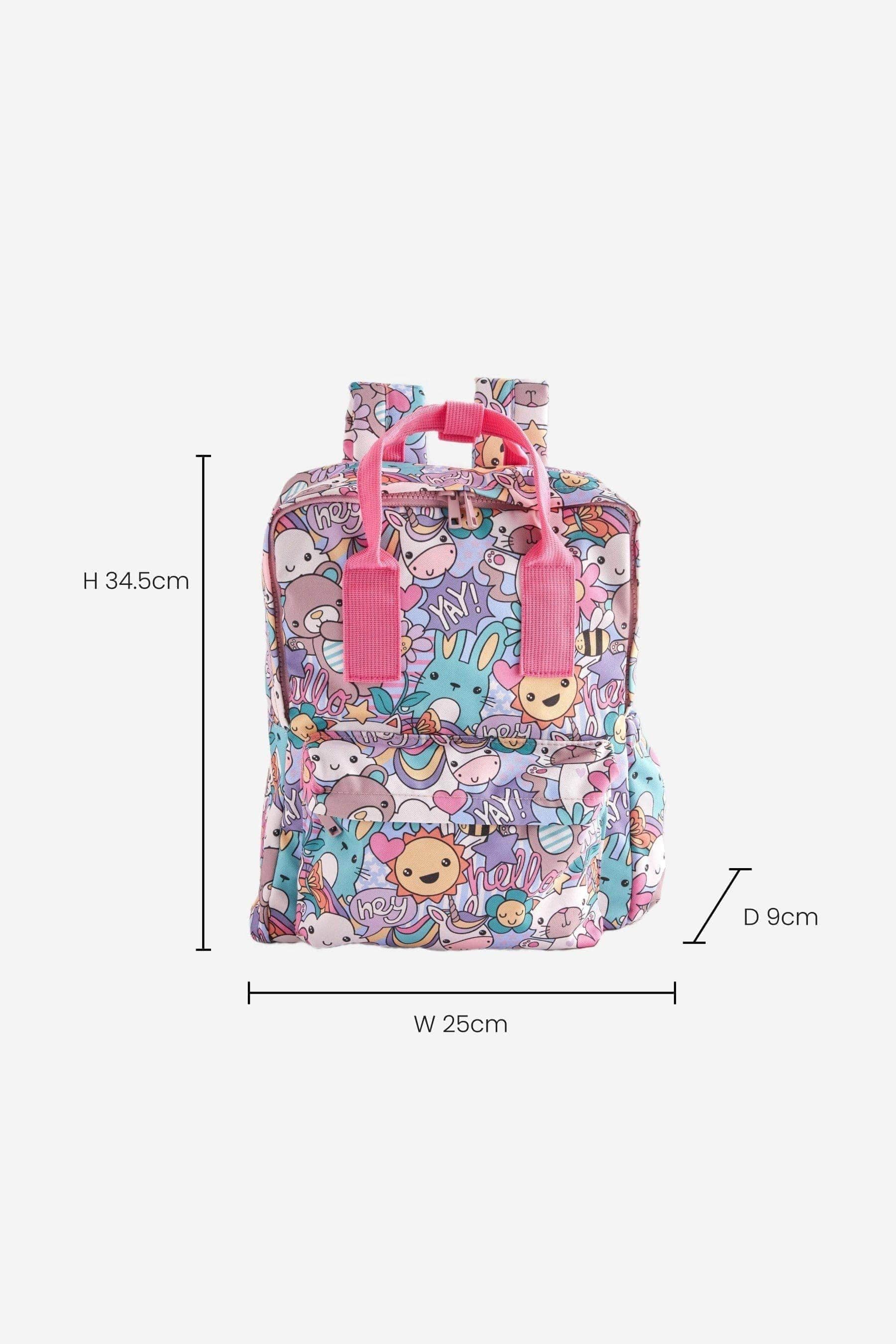 Pink Double Handle Backpack