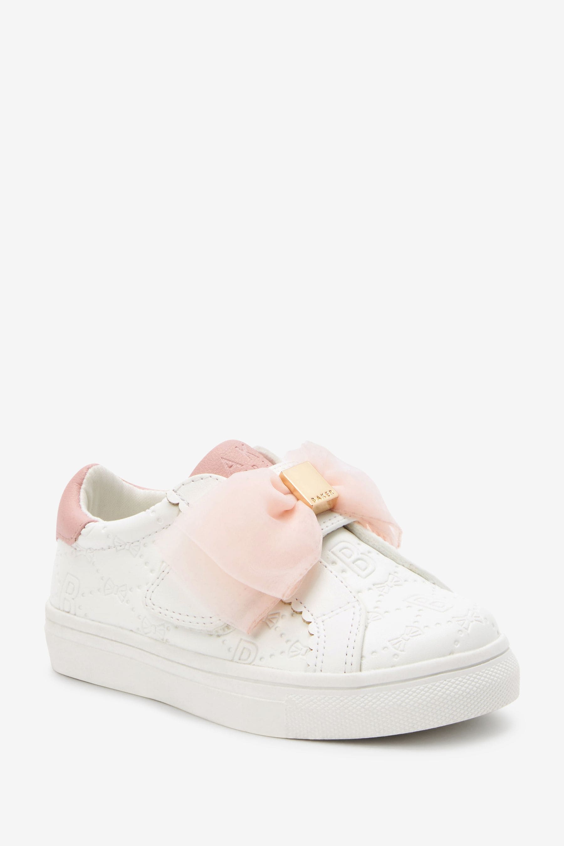 Baker by Ted Baker Girls Organza Bow Trainers