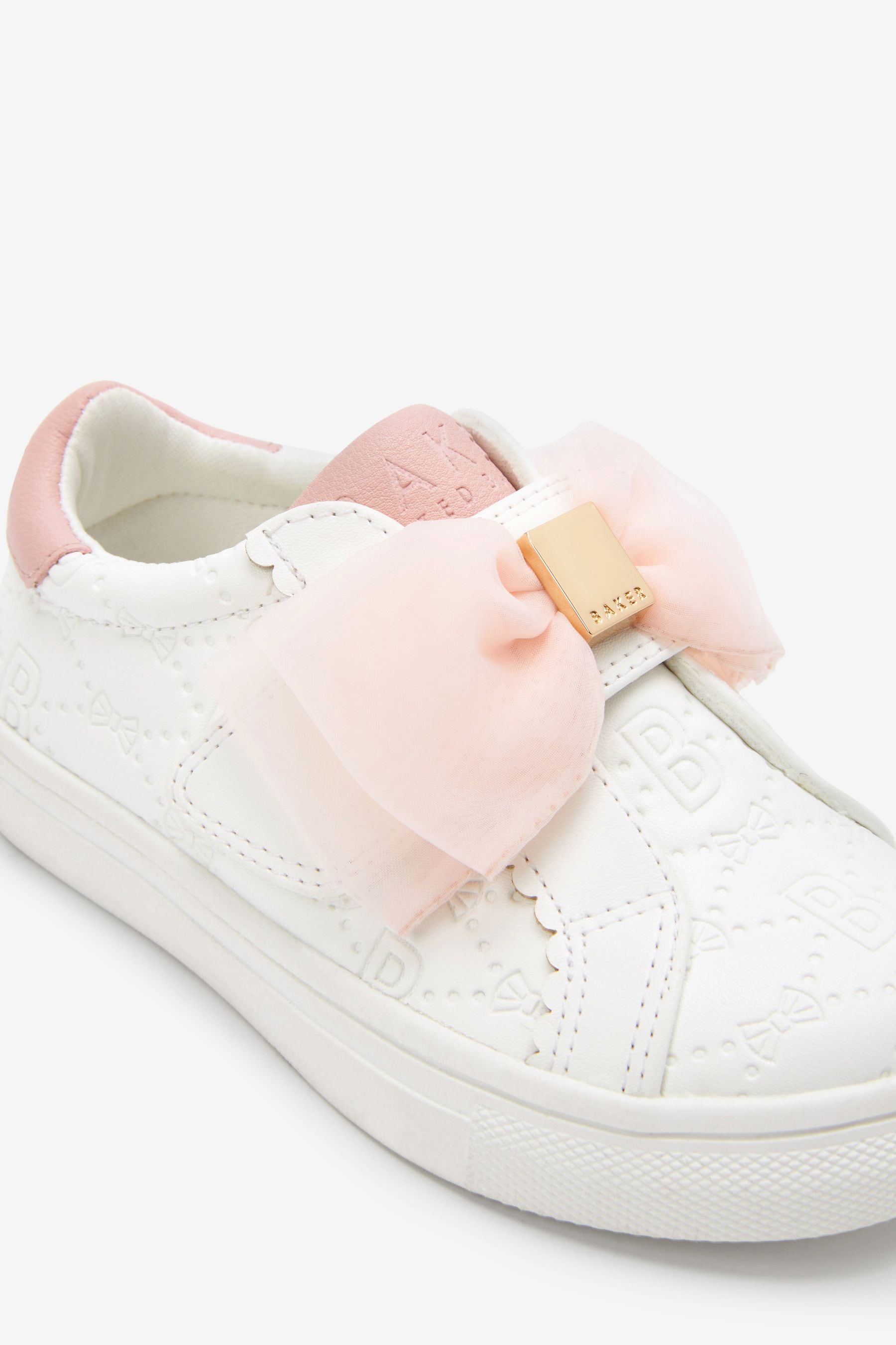 Baker by Ted Baker Girls Organza Bow Trainers