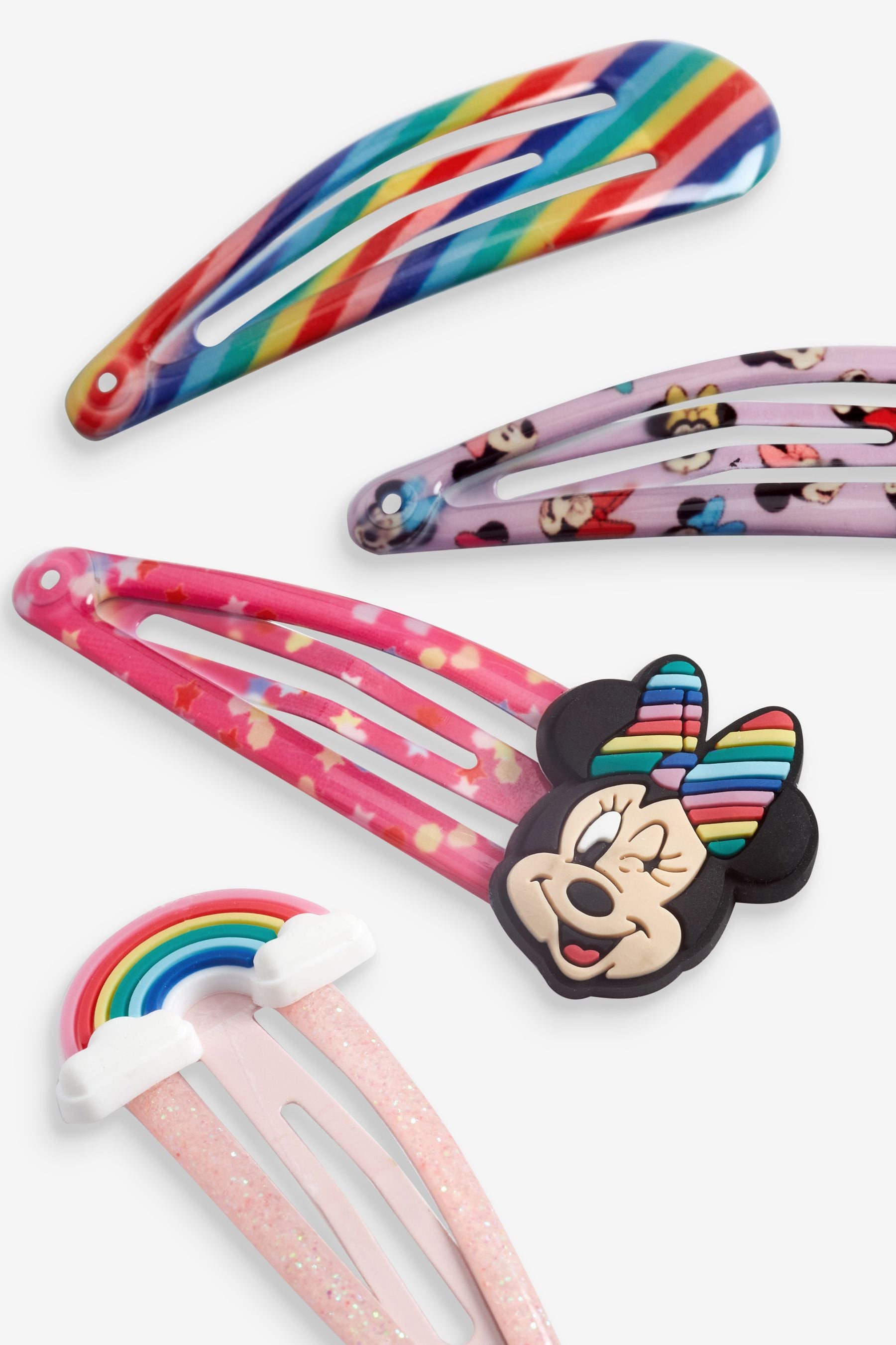 Multi Minnie Mouse Hair Clips