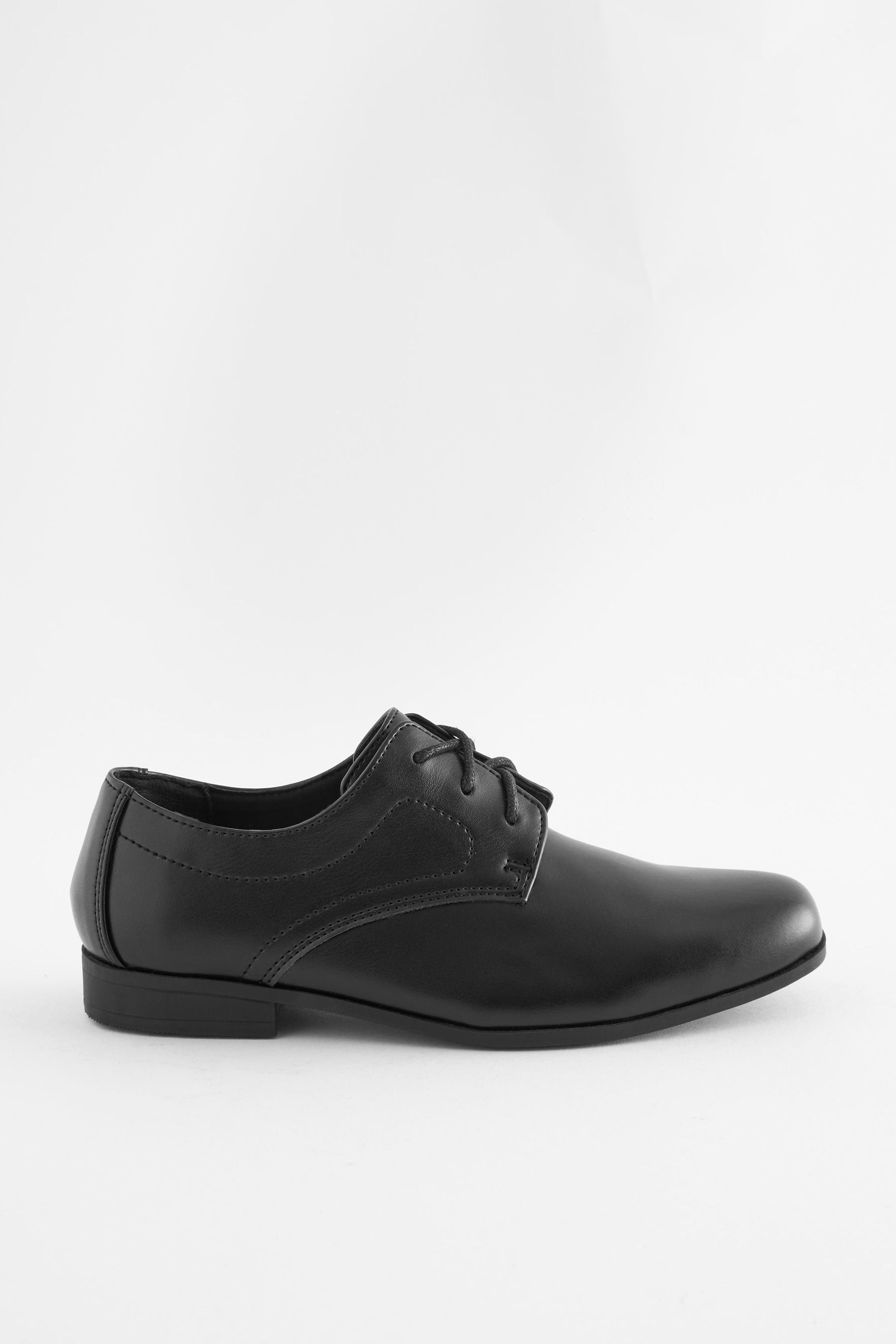 Black School Lace-Up Shoes