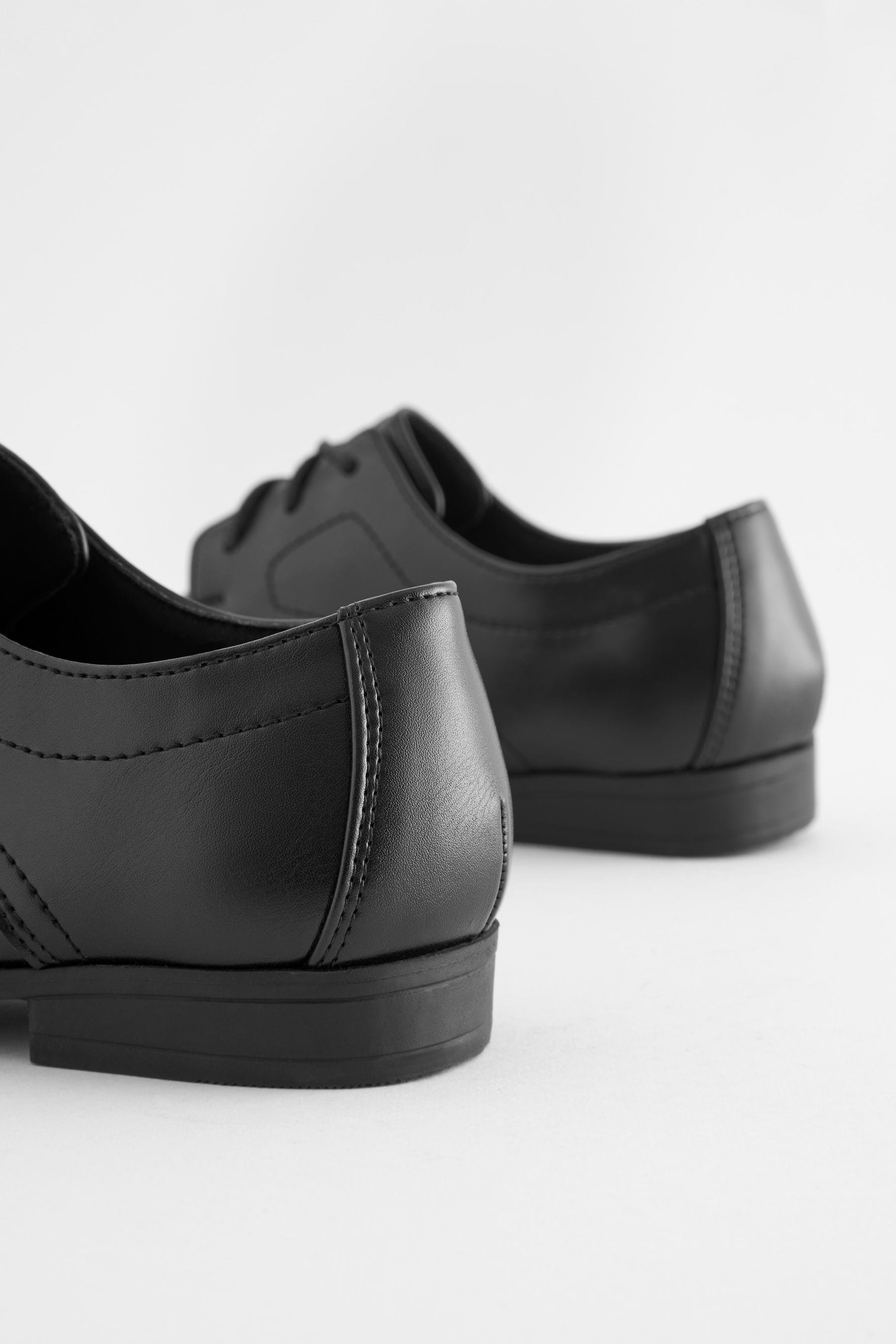 Black School Lace-Up Shoes