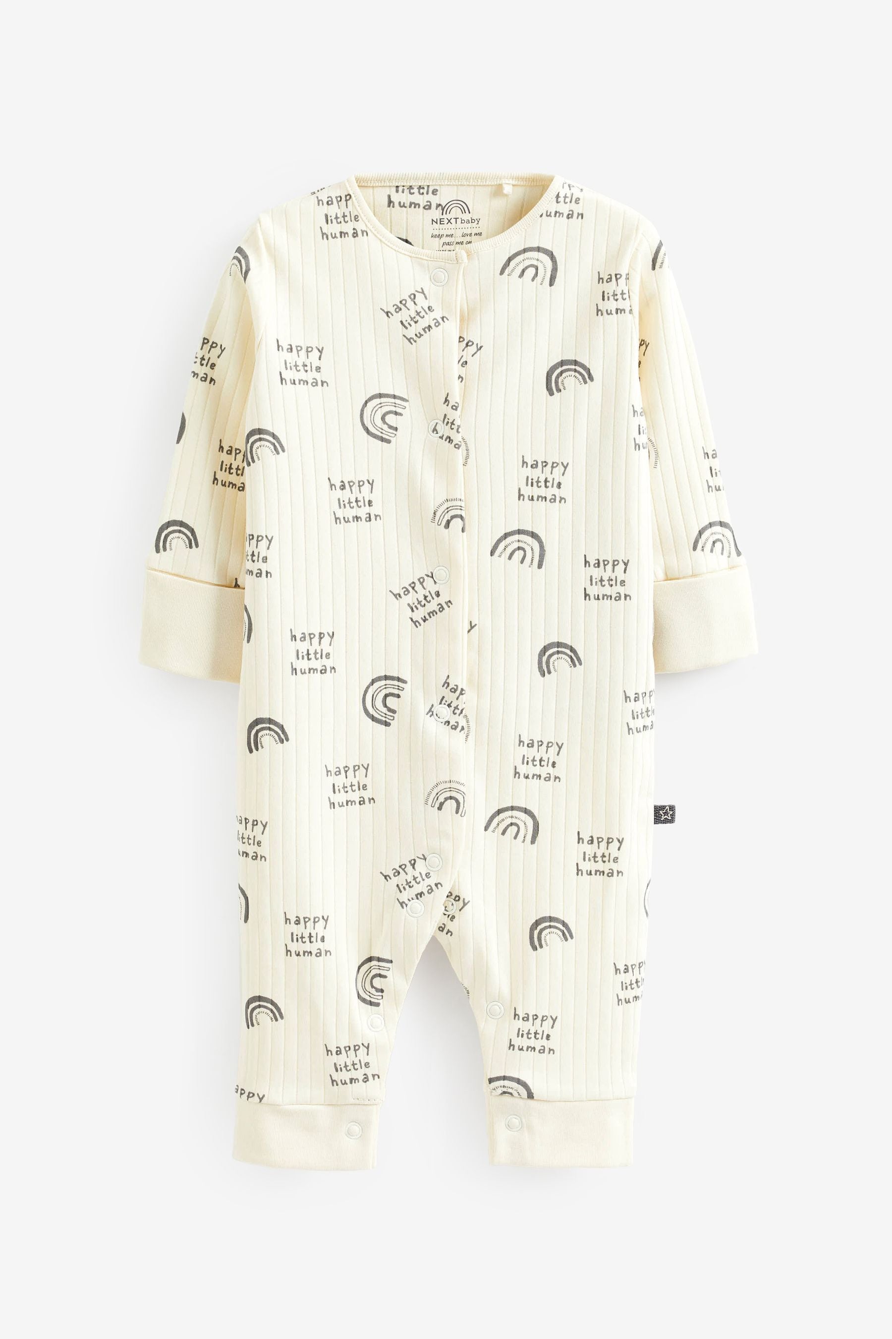 Caramel Brown 'One of a Kind' Baby Sleepsuits 2 Pack (0mths-3yrs)