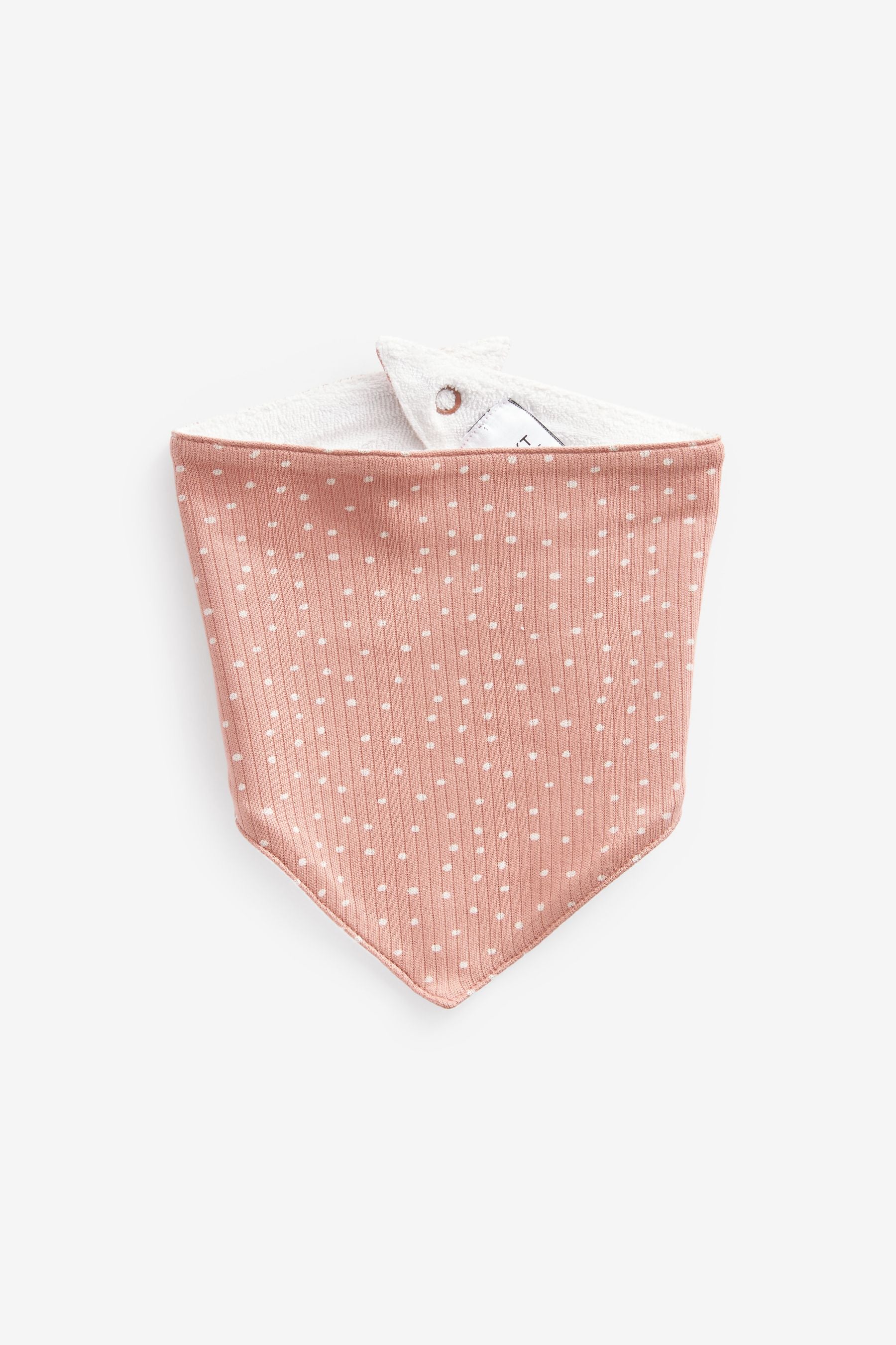 Peachy Pink 3 Pack Baby Bibs