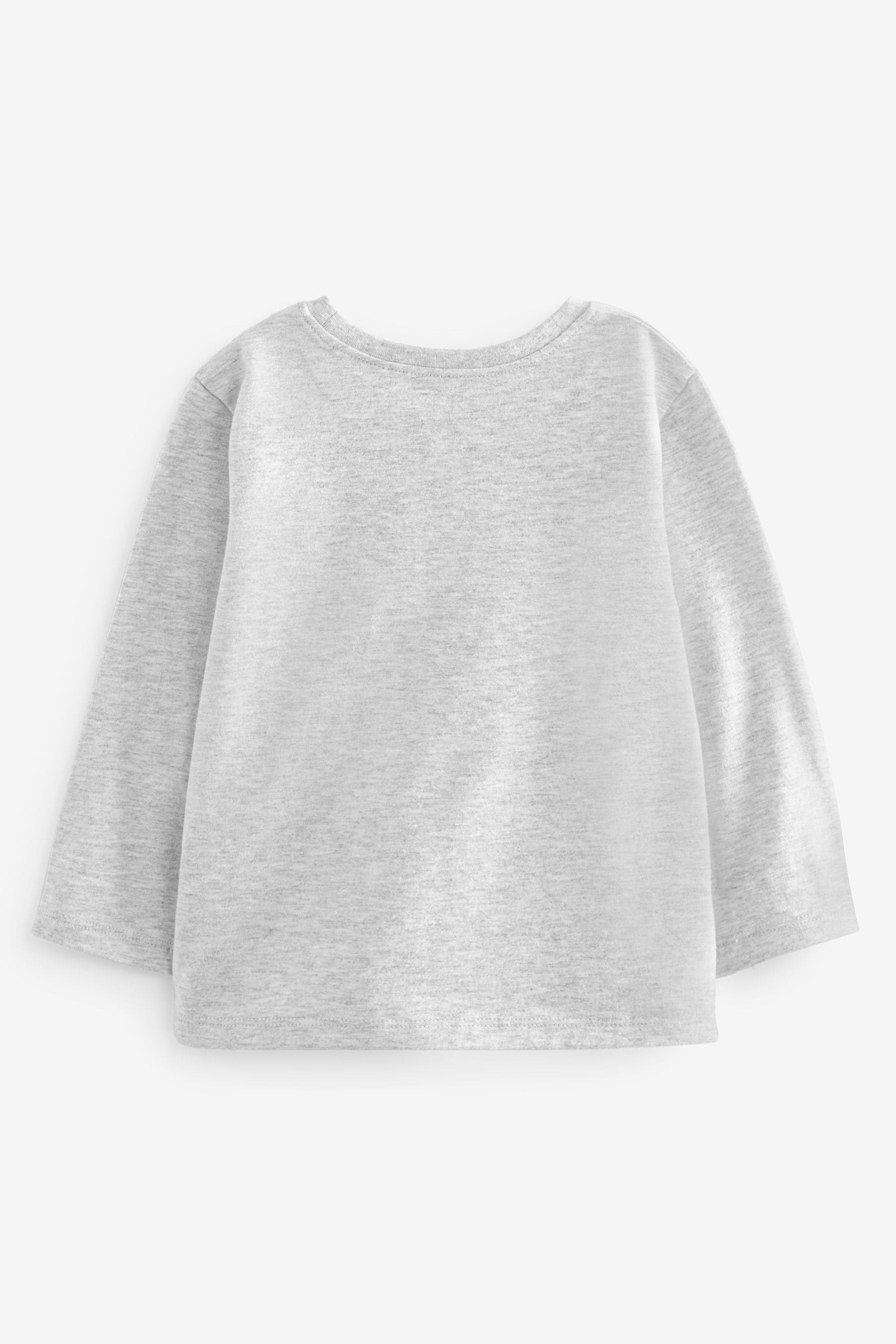 Grey Rainbow Sequin Long Sleeve T-Shirt (3mths-7yrs)