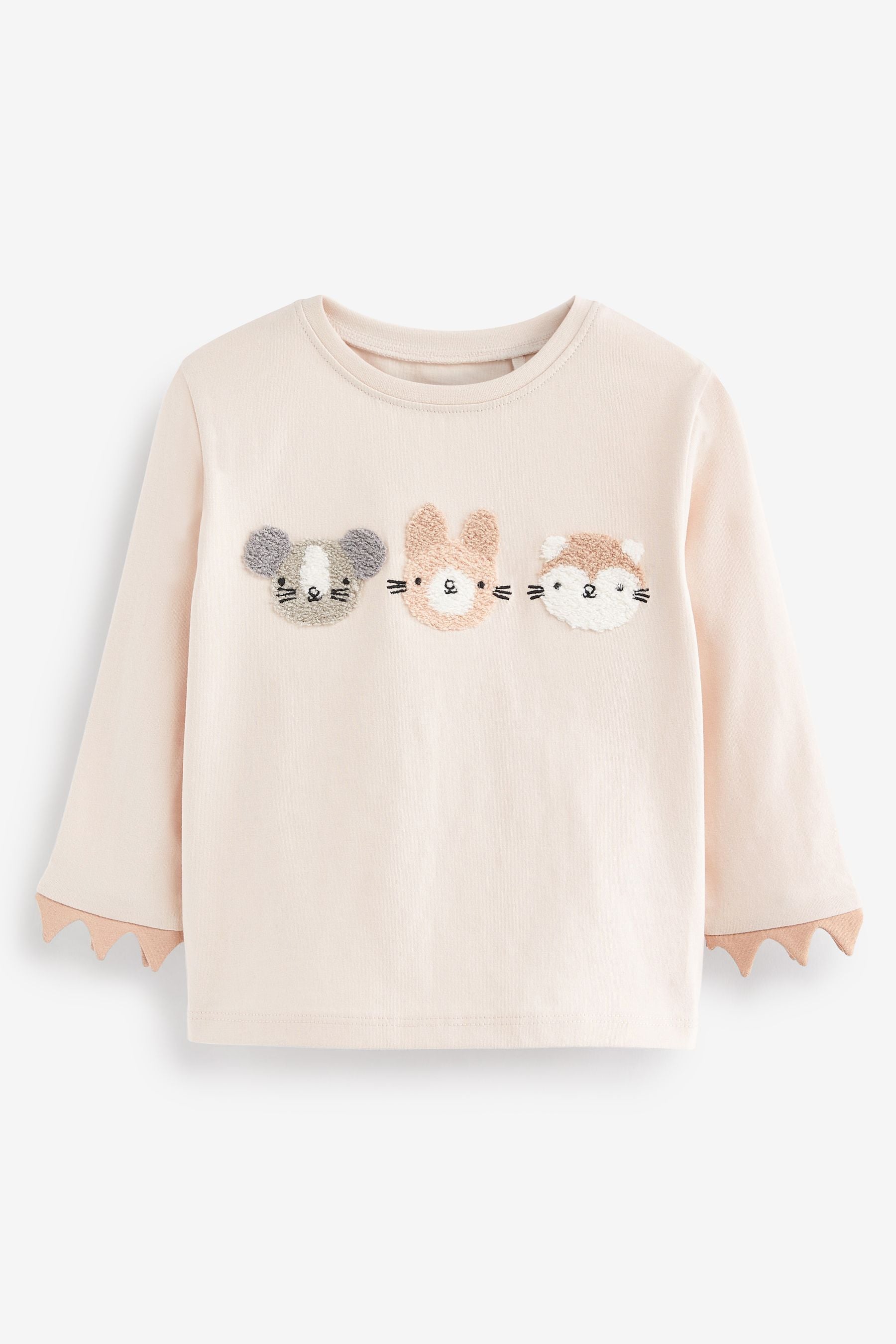 Pink Bunny Long Sleeve Character T-Shirt (3mths-7yrs)