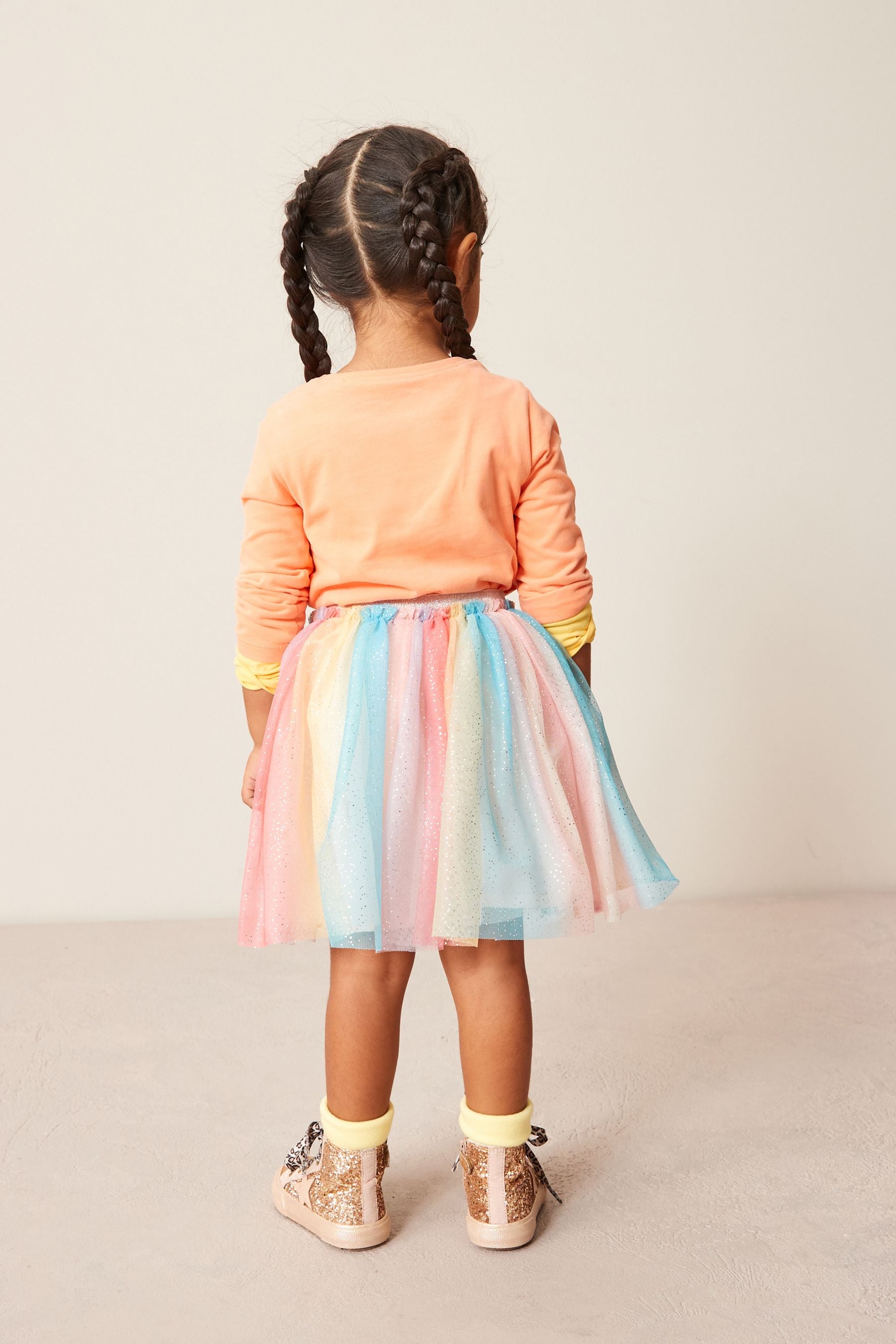 Rainbow Glitter Tutu Skirt (3mths-7yrs)