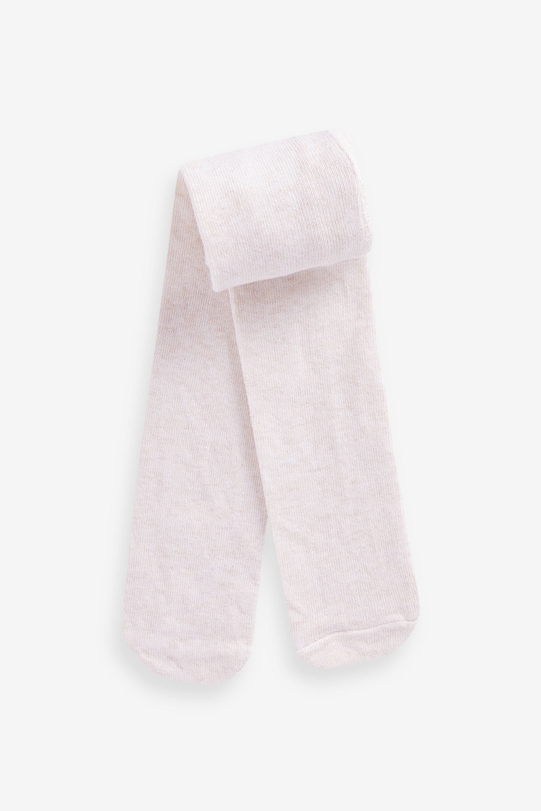 Pink/Neutral Baby Plain Tights 3 Packs (0mths-2yrs)