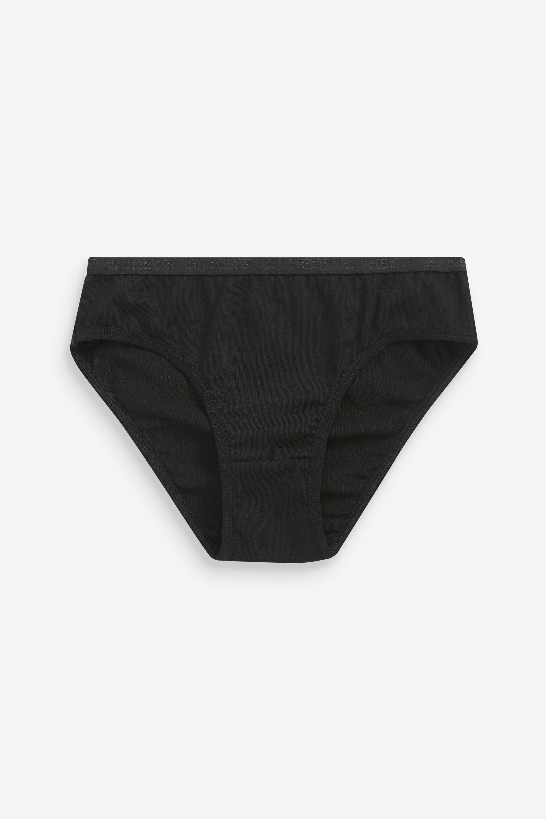 Black Elastic Character Briefs 5 Pack (3-16yrs)