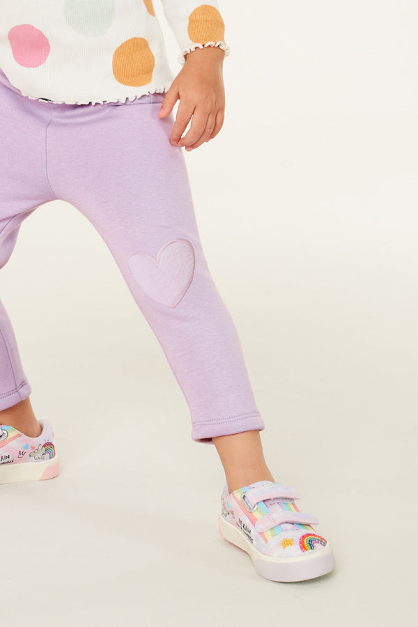 Lilac Purple Cosy Fleece Lined Leggings (3mths-7yrs)