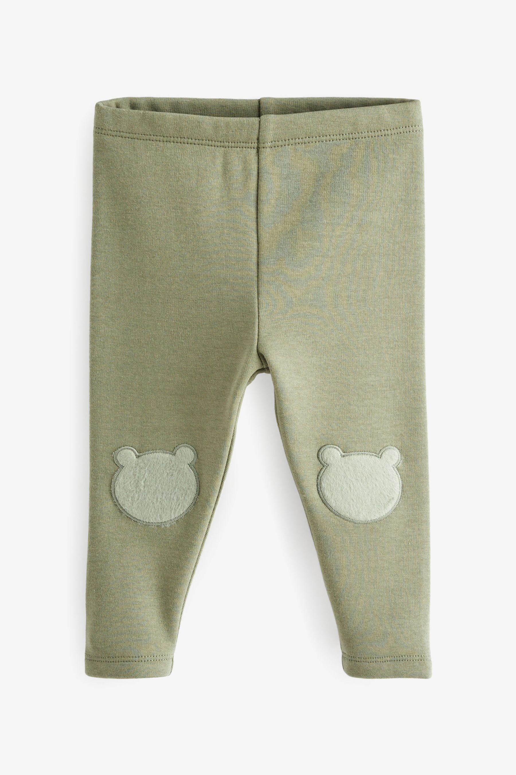 Sage Green Cosy Fleece Lined Leggings (3mths-7yrs)